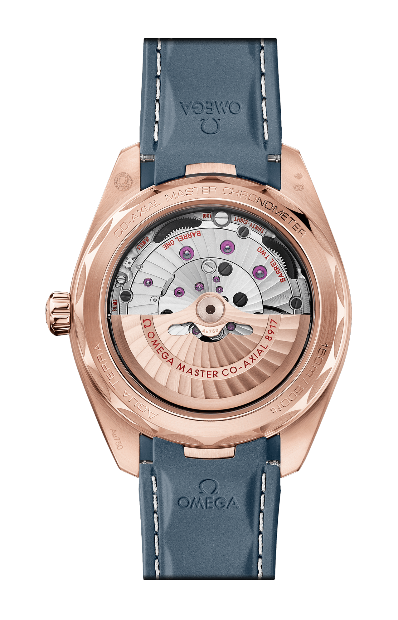 Omega | SEAMASTER AQUA TERRA 150M 41 MM, ORO SEDNA&trade; SU CAUCCI&Ugrave; - 220.52.41.21.03.002 (2)