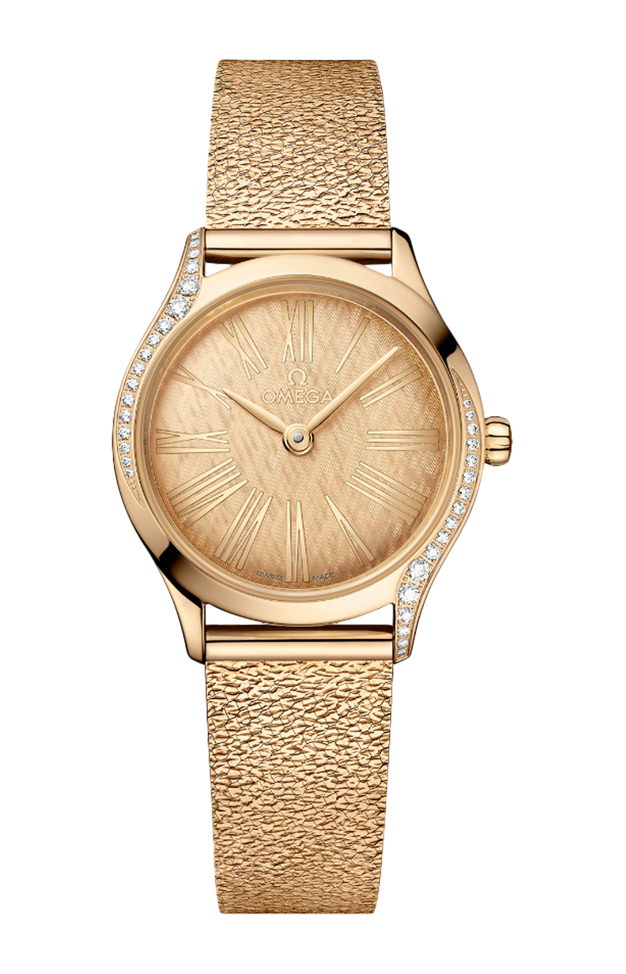 Omega | DE VILLE MINI TR&Eacute;SOR 26 MM, ORO MOONSHINE&trade; SU ORO MOONSHINE&trade; - 428.55.26.60.99.001 (1)