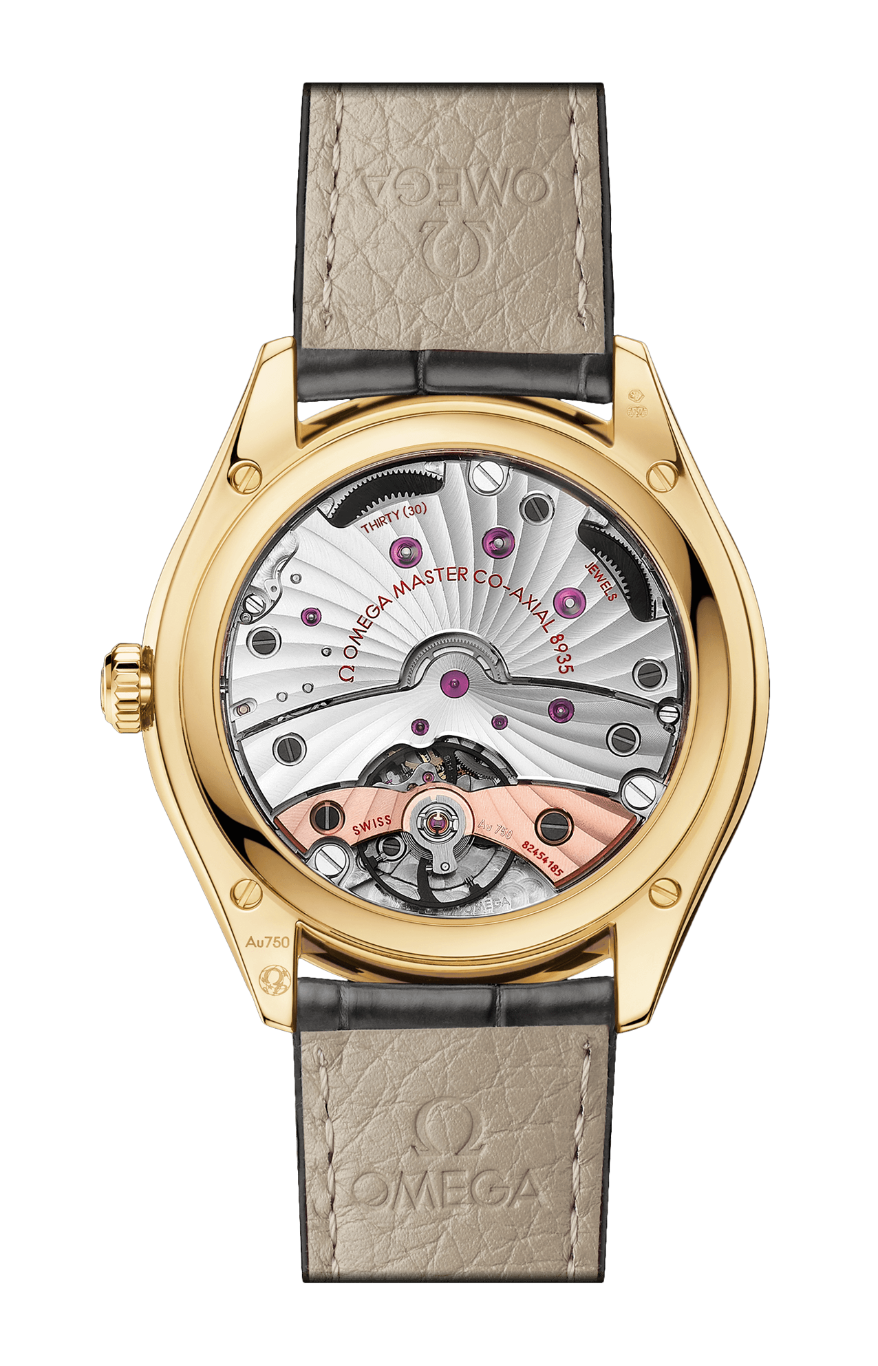 Omega | DE VILLE TR&Eacute;SOR 40 MM, ORO GIALLO SU PELLE - 435.53.40.22.02.001 (2)