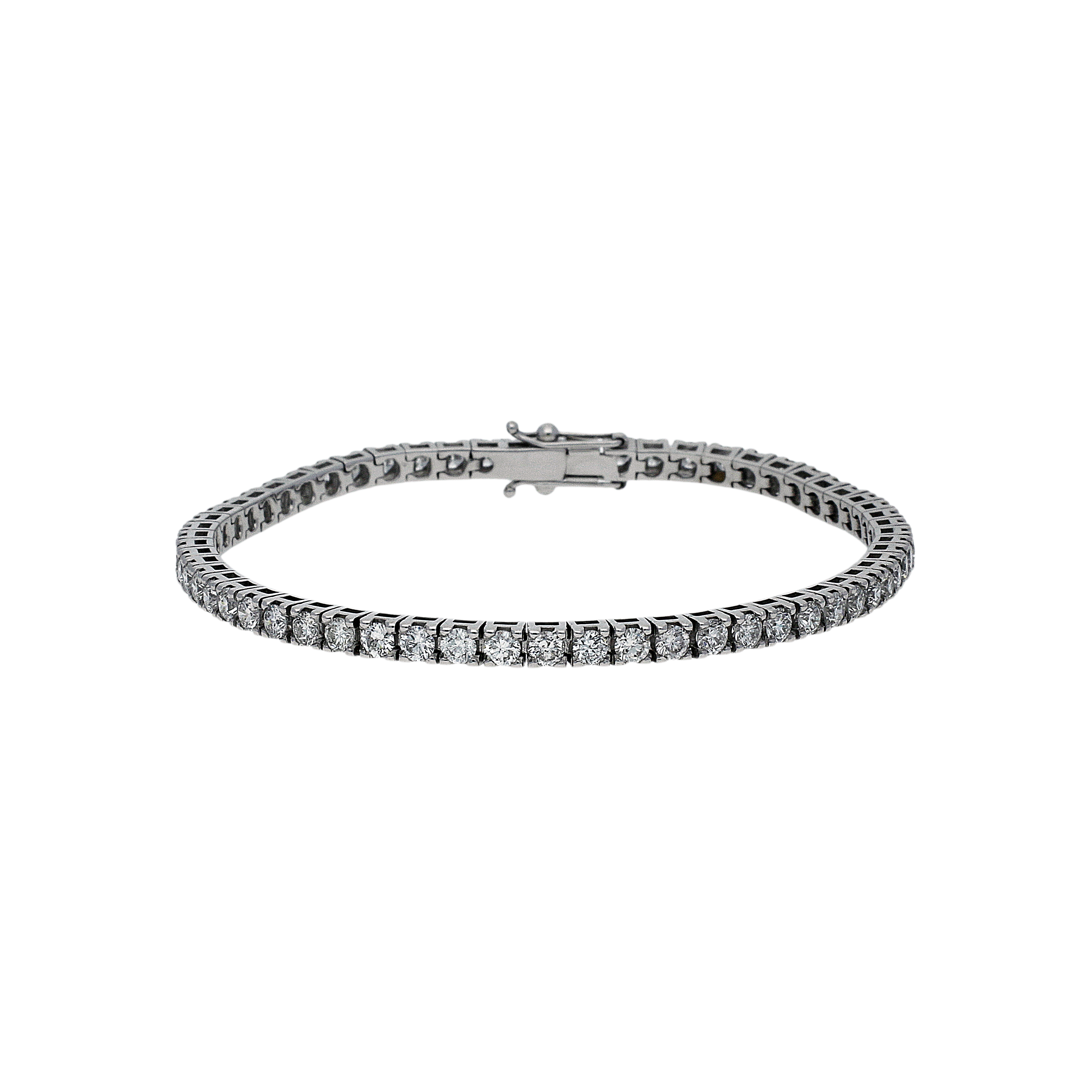 Bartorelli Italian Jewels | BRACCIALE TENNIS IN ORO BIANCO CON DIAMANTI - 417-P350 (1)