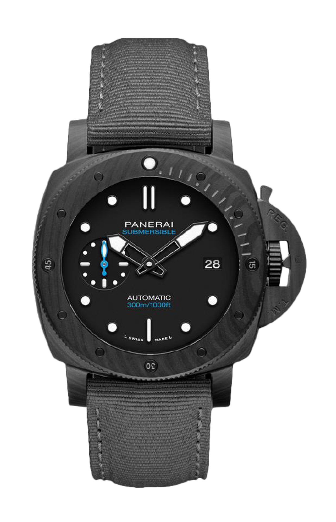 Panerai | SUBMERSIBLE CARBOTECH&trade; 42 MM - DOPPIO CINTURINO - PAM01592 (2)