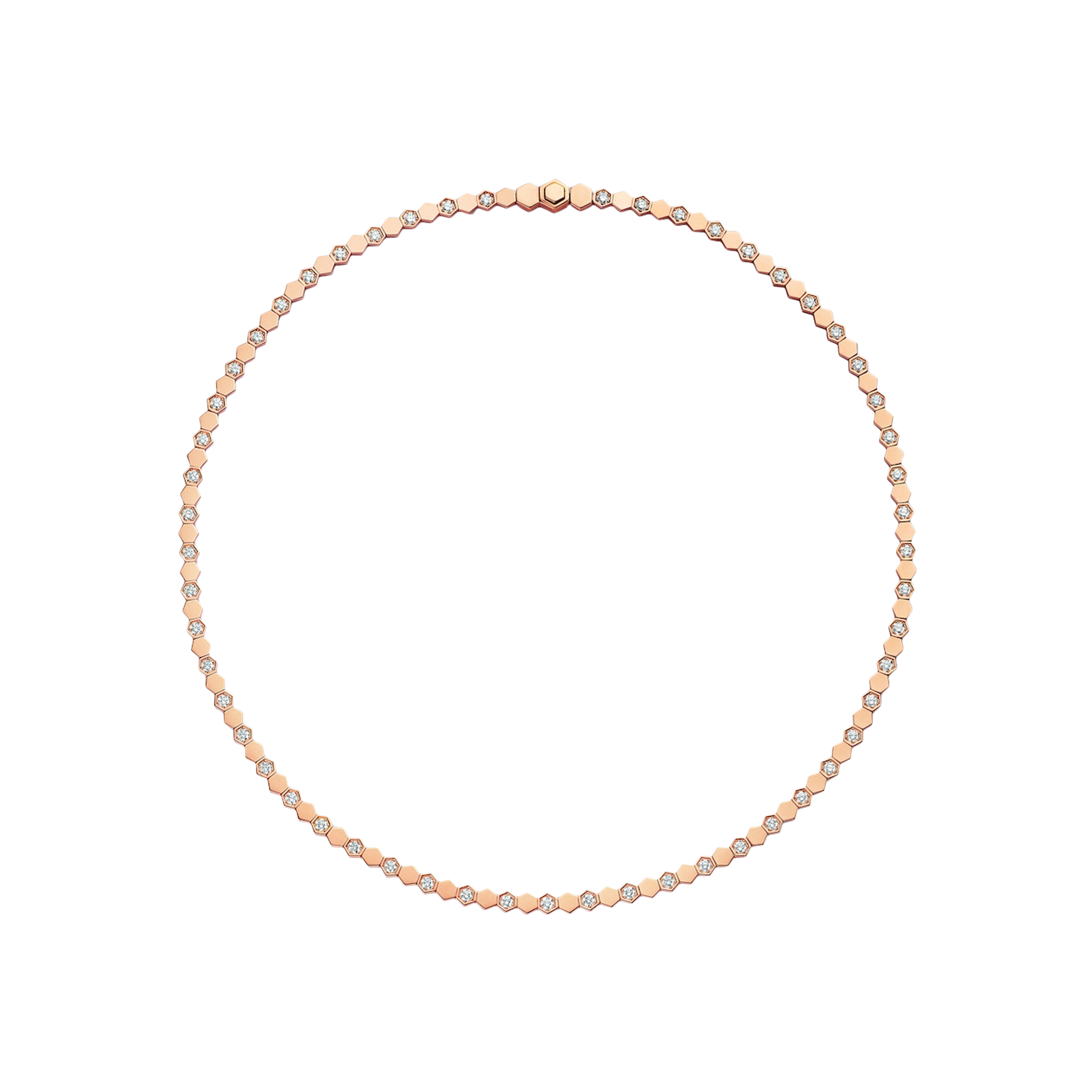Chaumet | CHAUMET - COLLANA BEE MY LOVE IN ORO ROSA E SEMI-PAV&Eacute; DI DIAMANTI  - 084399 - 084399 (2)