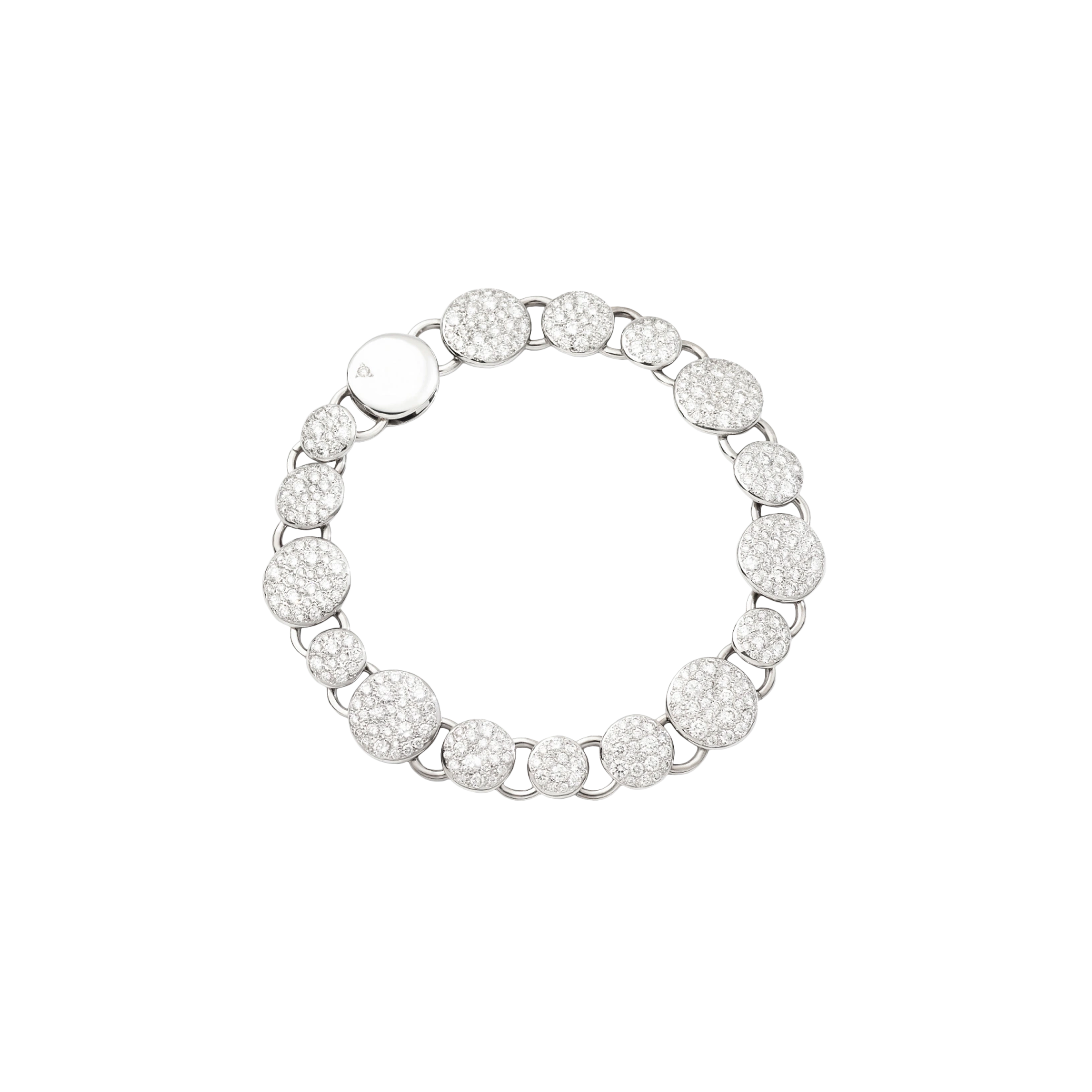 Pomellato | BRACCIALE SABBIA IN ORO BIANCO RODIATO CON 343 DIAMANTI - PBC2055O2WHRDB000 - PBC2055O2WHRDB000 (1)