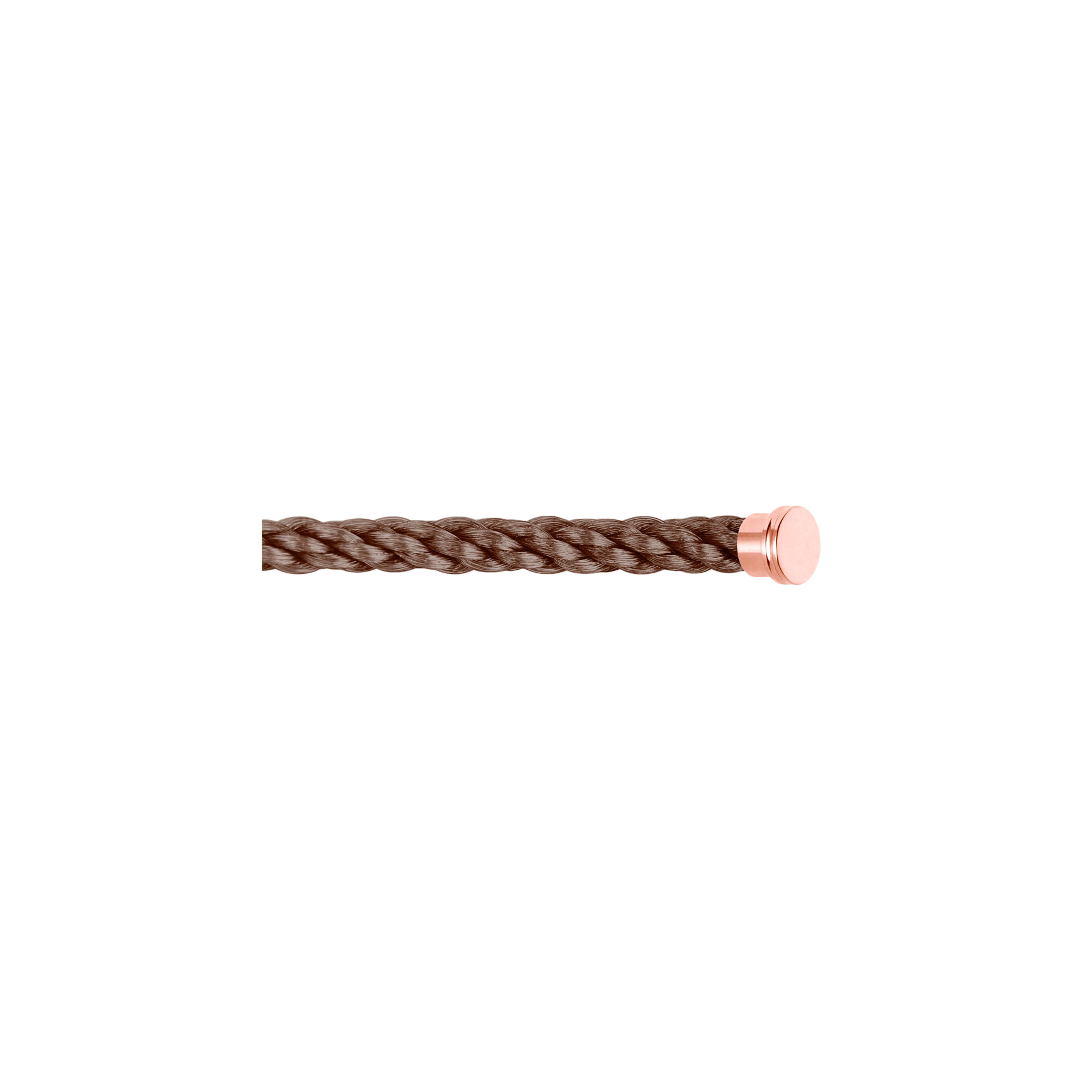 Fred | CABLE TAUPE PER BRACCIALE MODELLO LARGE IN ORO ROSA - 6B0296 - 6B0296 (1)