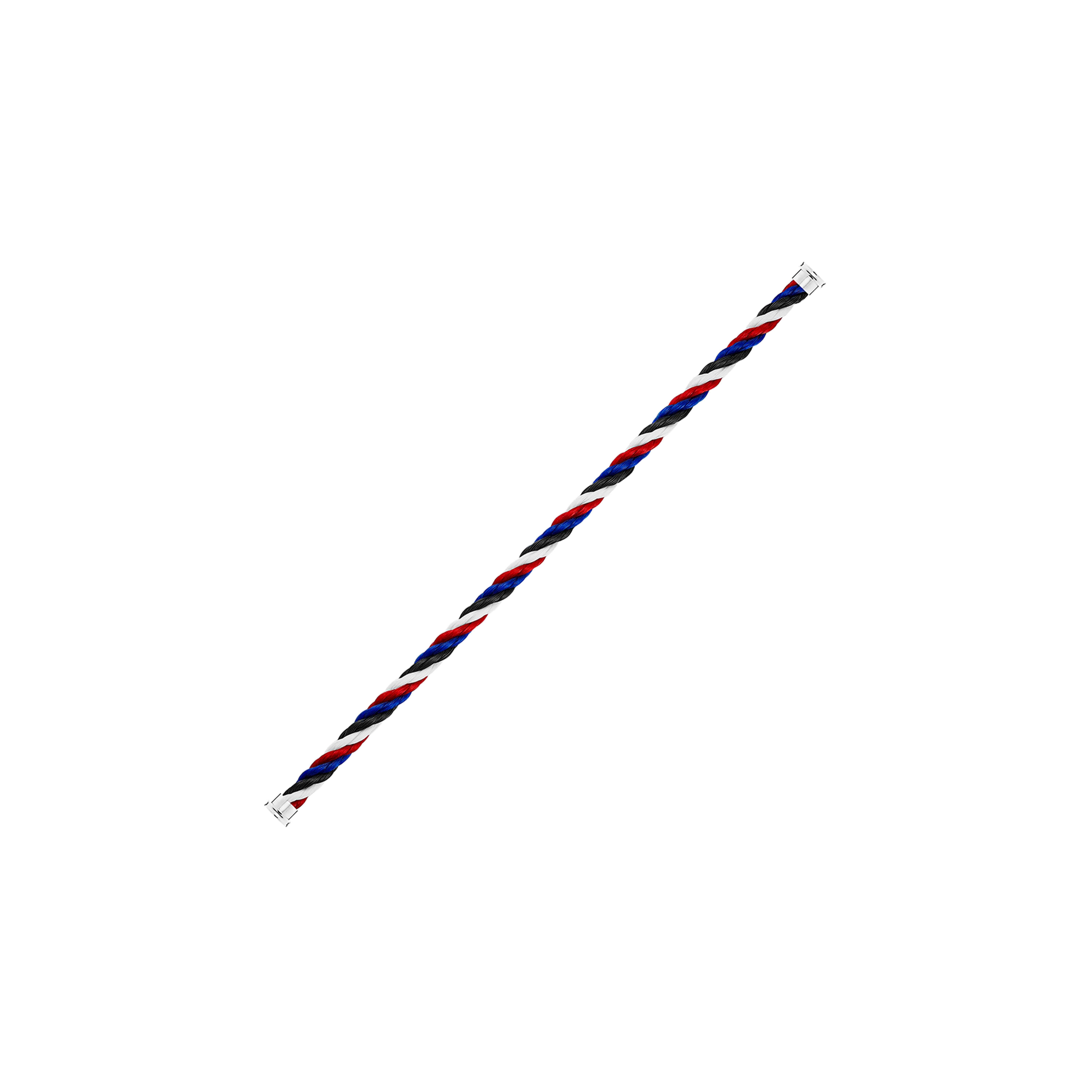 Fred | CABLE EMBLEMA BLU, BIANCO, ROSSO E NERO PER BRACCIALE MODELLO LARGE IN ORO BIANCO O ACCIAIO - 6B1049 - 6B1049 (2)