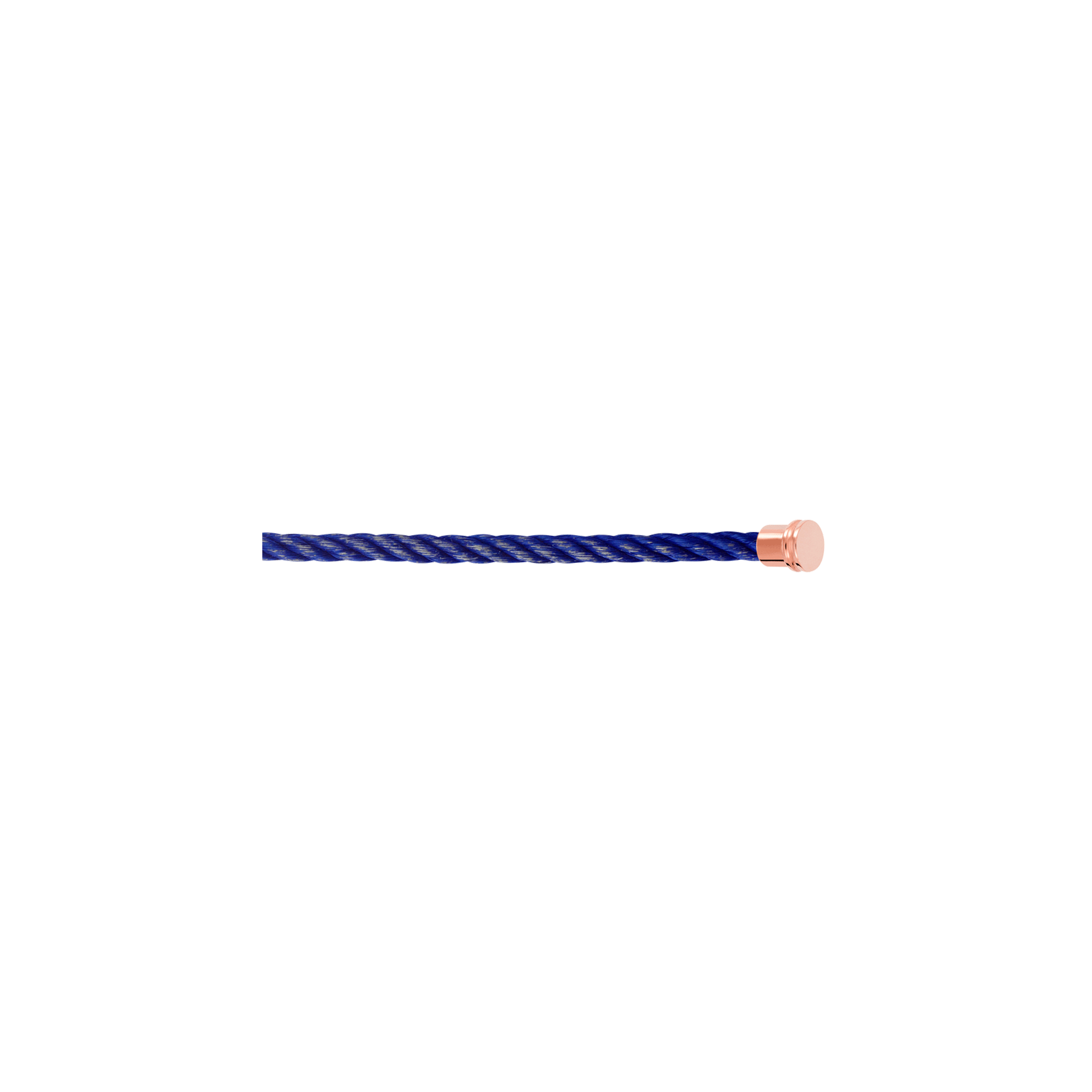 Fred | CABLE JEAN BLUE PER BRACCIALE MODELLO MEDIO IN ORO ROSA - 6B1067 - 6B1067 (1)