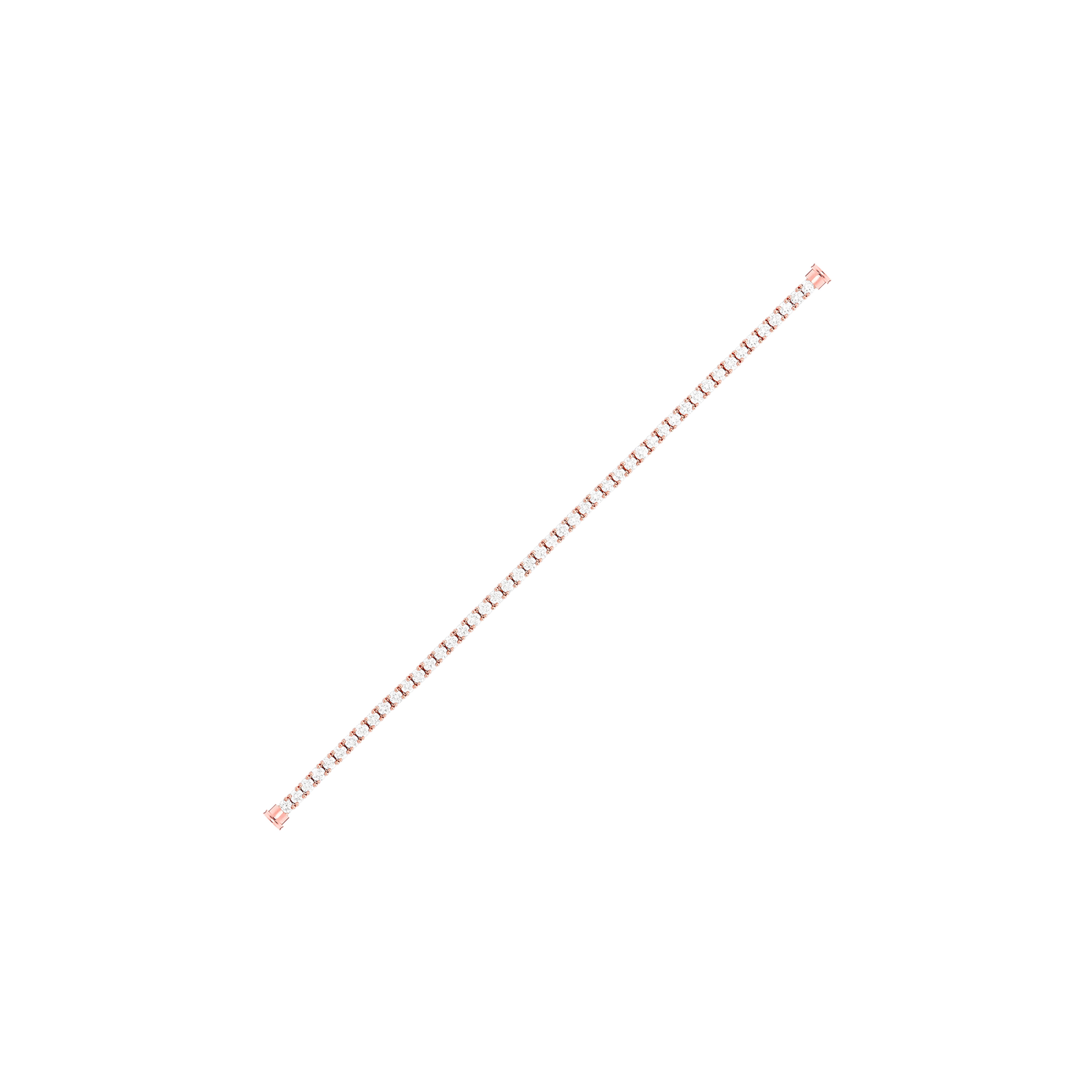 Fred | CABLE IN ORO ROSA E DIAMANTI PER BRACCIALI MODELLO LARGE - 6J0192 - 6J0192 (2)