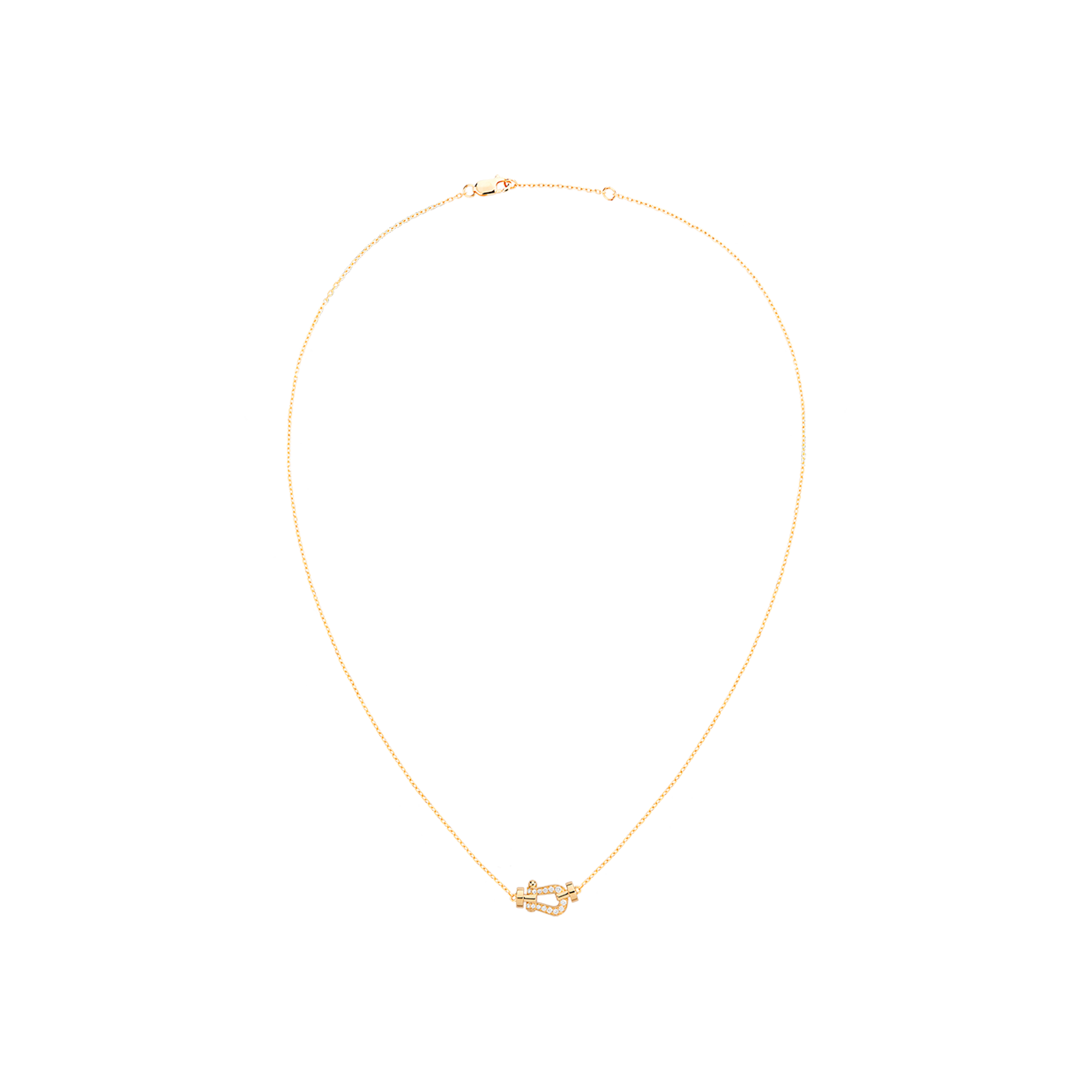 Fred | COLLANA FORCE 10 MODELLO PICCOLO IN ORO GIALLO CON DIAMANTI  - 7B0279 - 7B0279 (2)