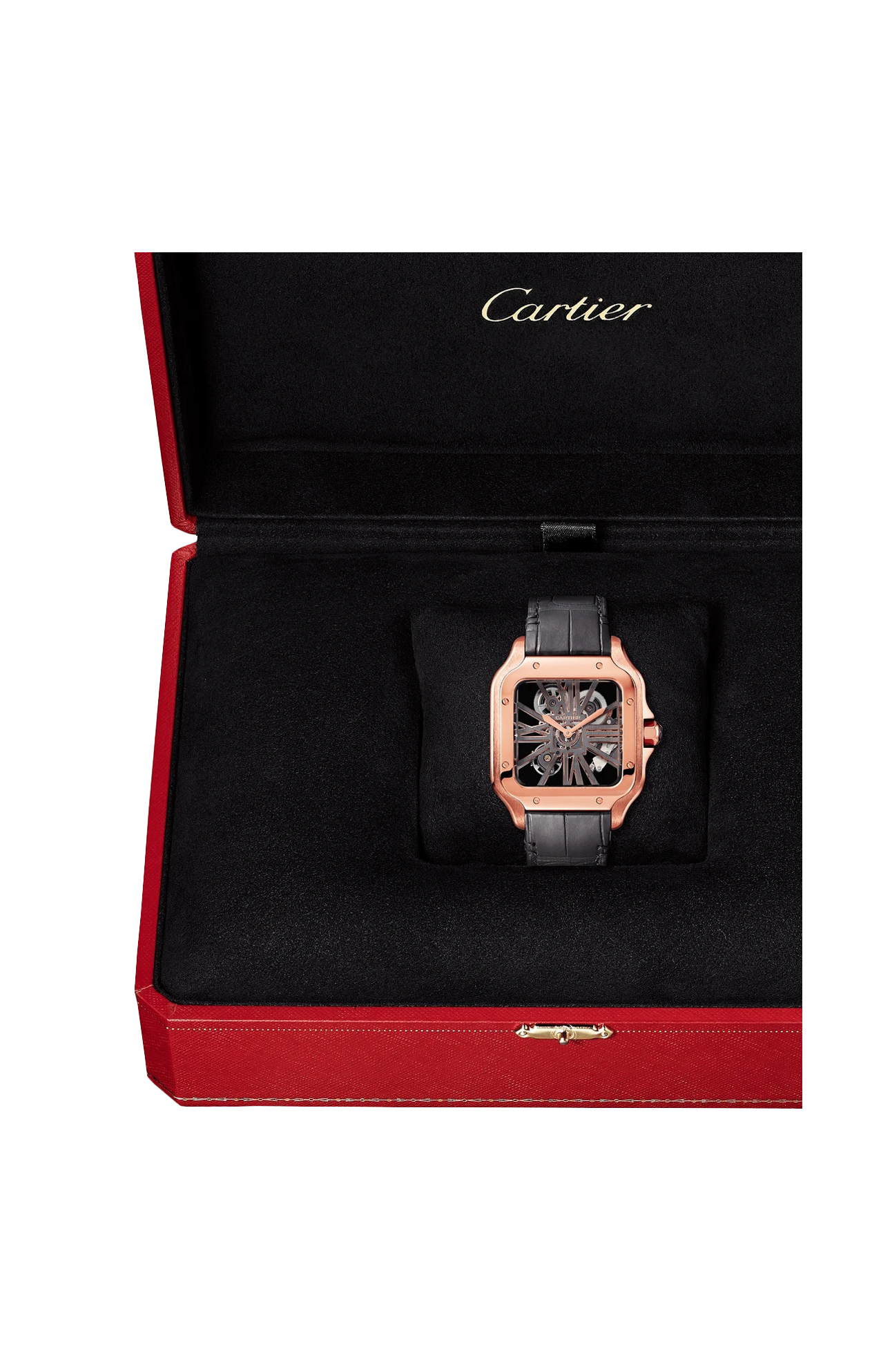 Cartier | SANTOS DE CARTIER, MODELLO GRANDE, ORO ROSA, MANUALE - WHSA0018 (2)