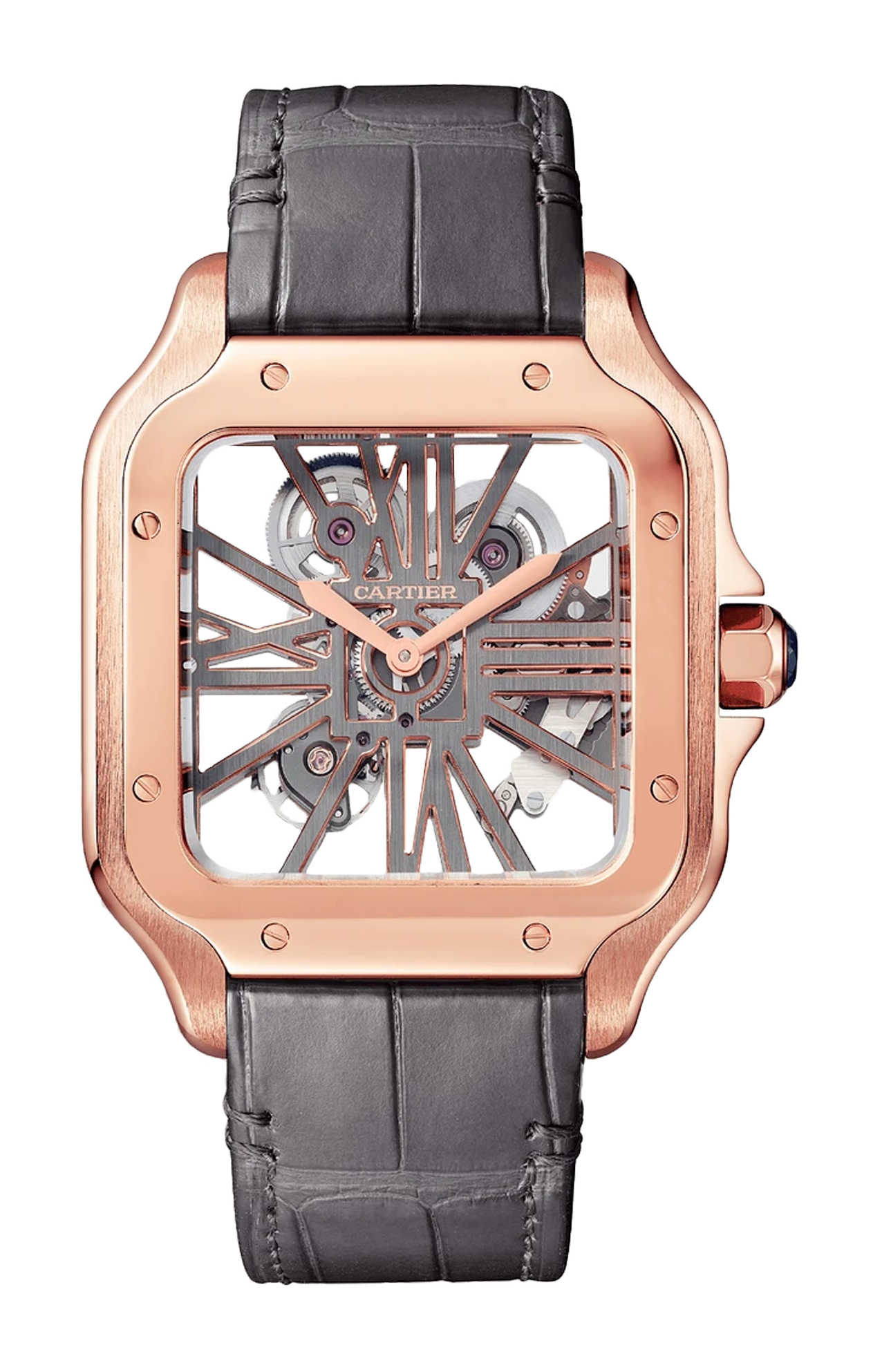 Cartier | SANTOS DE CARTIER, MODELLO GRANDE, ORO ROSA, MANUALE - WHSA0018 (1)