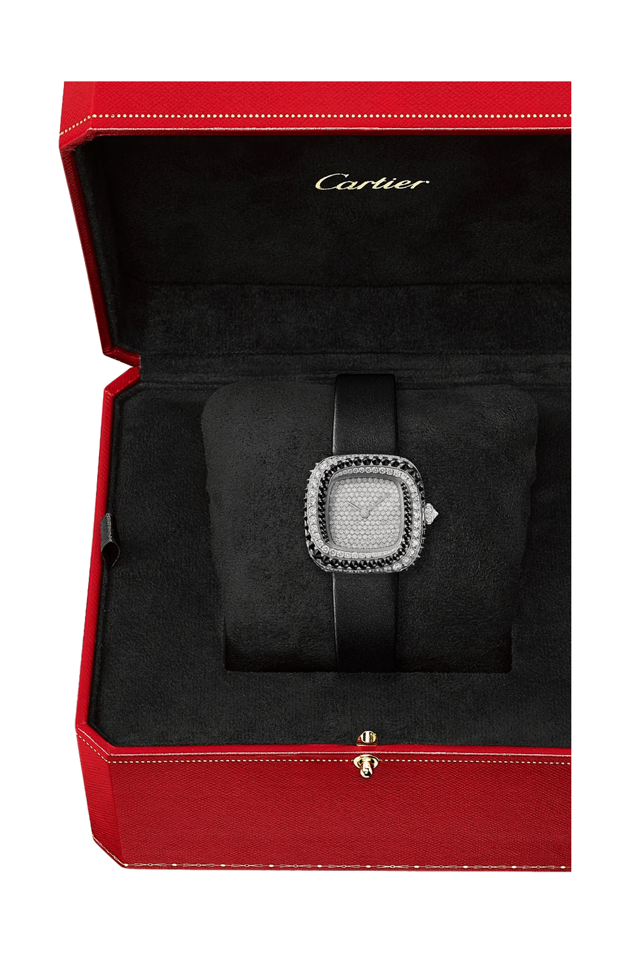 Cartier | COUSSIN DE CARTIER, MODELLO PICCOLO, QUARZO, ORO BIANCO, DIAMANTI - WJCS0006 (2)