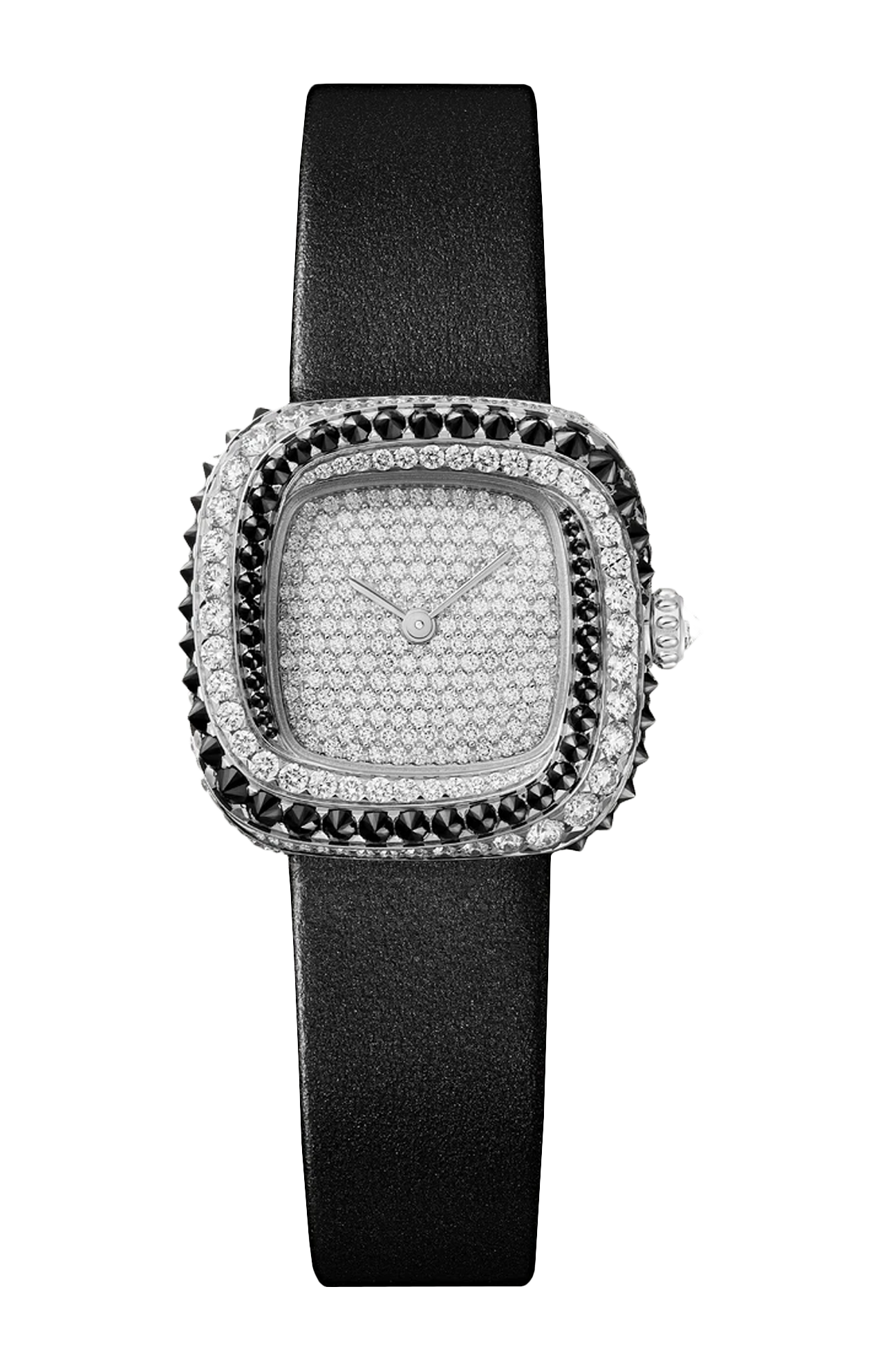 Cartier | COUSSIN DE CARTIER, MODELLO PICCOLO, QUARZO, ORO BIANCO, DIAMANTI - WJCS0006 (1)