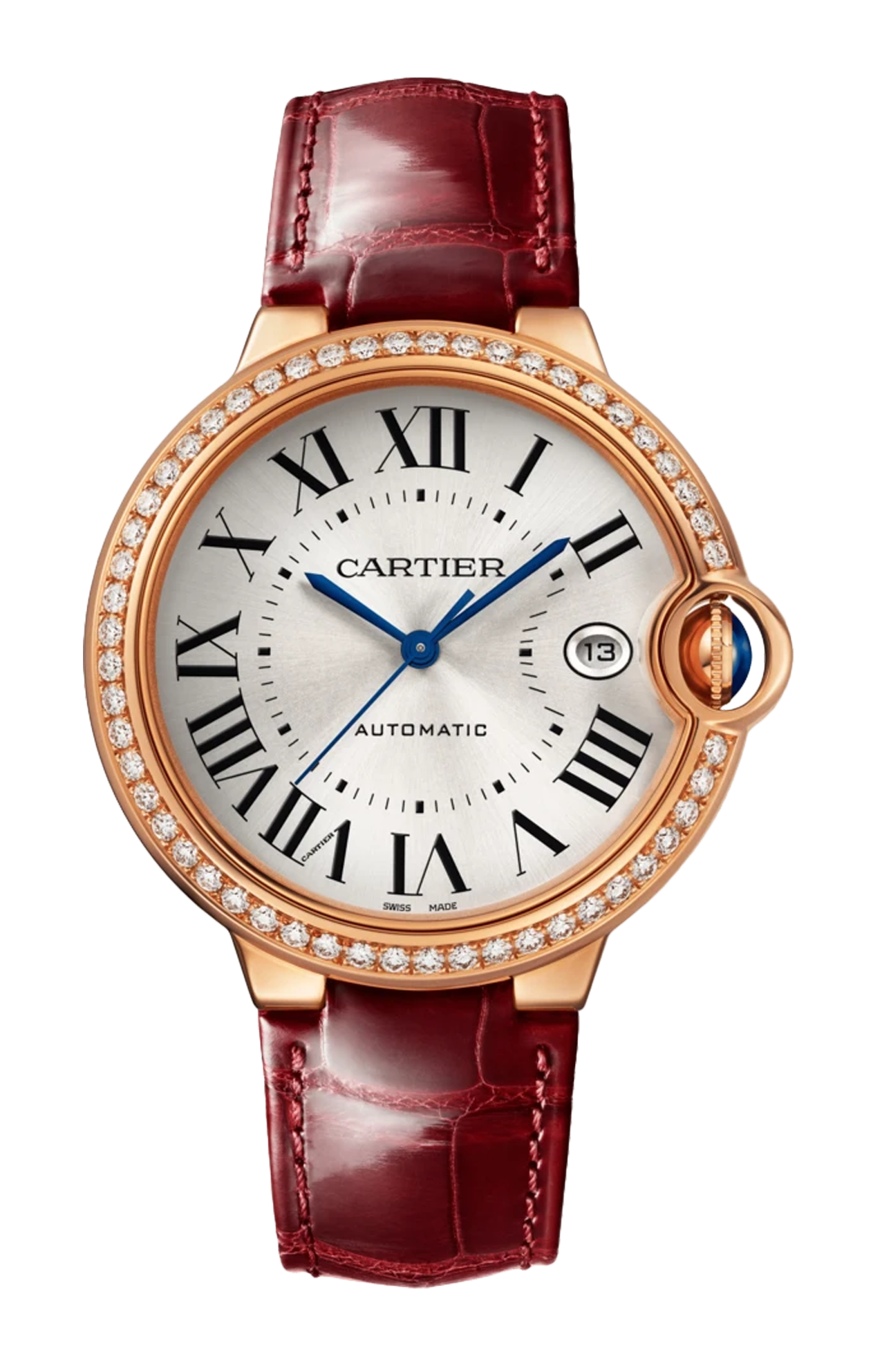 Cartier | BALLON BLEU DE CARTIER 40 MM, AUTOMATICO, ORO ROSA, DIAMANTI - WJBB0056 (1)