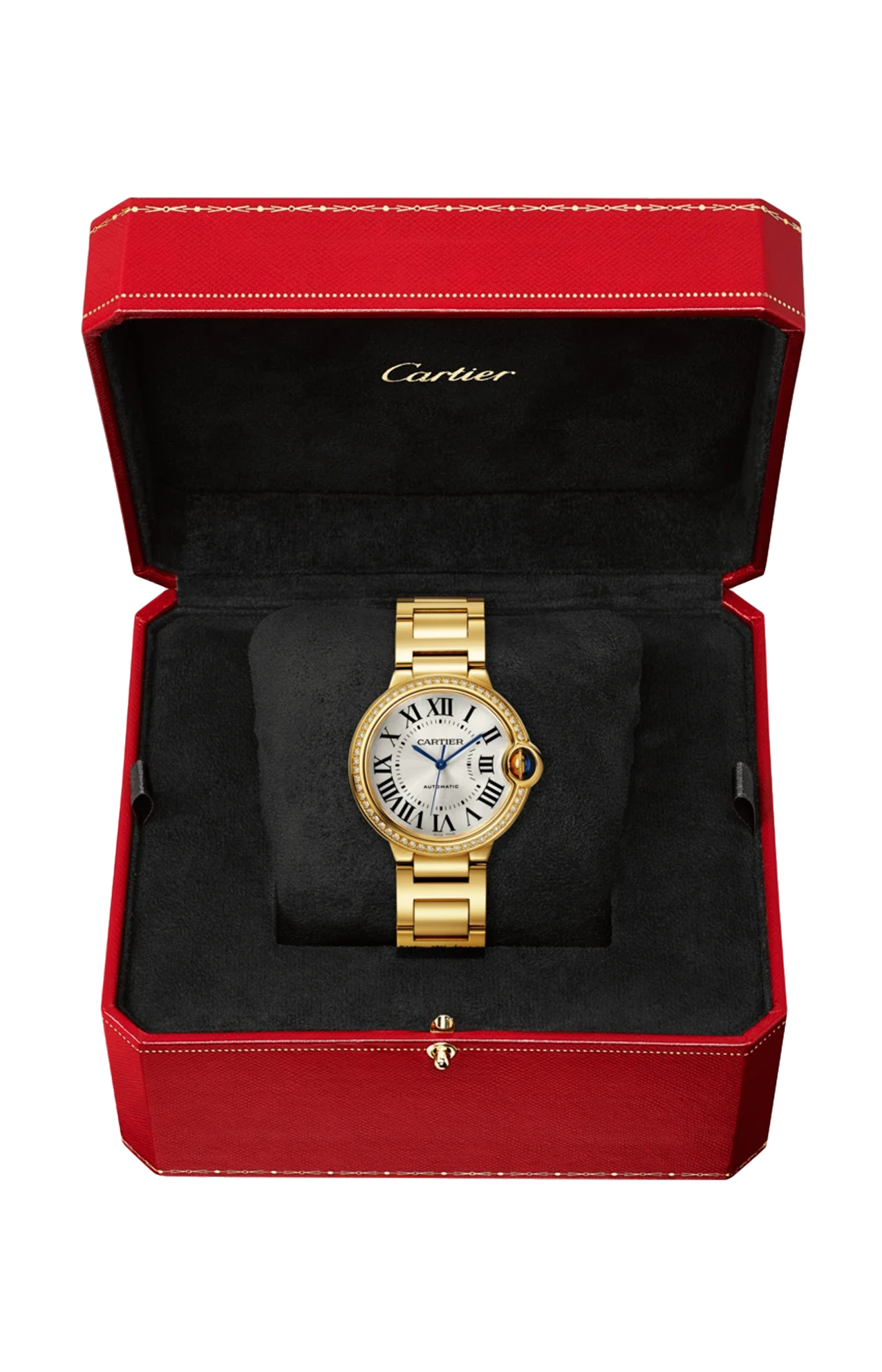 Cartier | BALLON BLEU DE CARTIER, ORO GIALLO, DIAMANTI, AUTOMATICO - WJBB0070 (2)