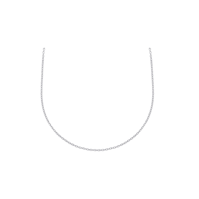 Bartorelli Italian Jewels | CATENA ROLO' IN ORO BIANCO - MRB030BB45 (1)