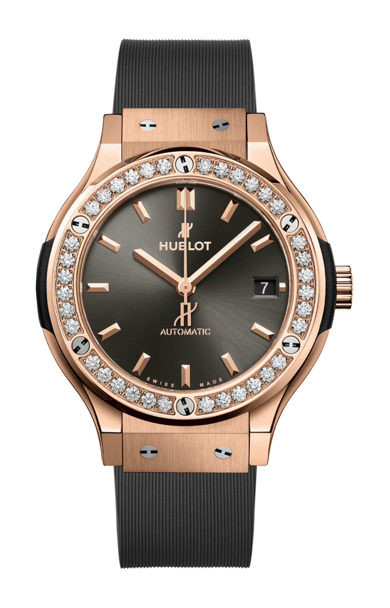 Hublot | CLASSIC FUSION RACING GREY KING GOLD DIAMONDS 38 MM - 565.OX.7081.RX.1204 (1)