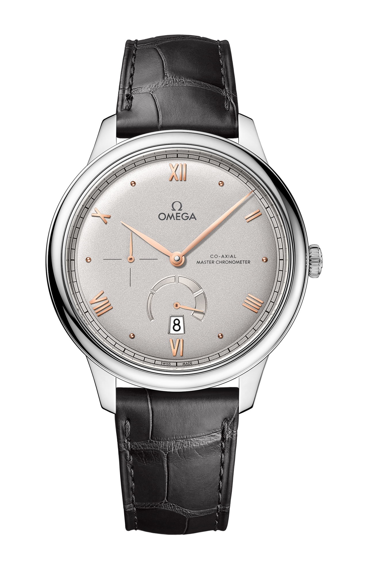 Omega | DE VILLE PRESTIGE 41 MM, ACCIAIO SU PELLE - 434.13.41.21.06.001 (1)