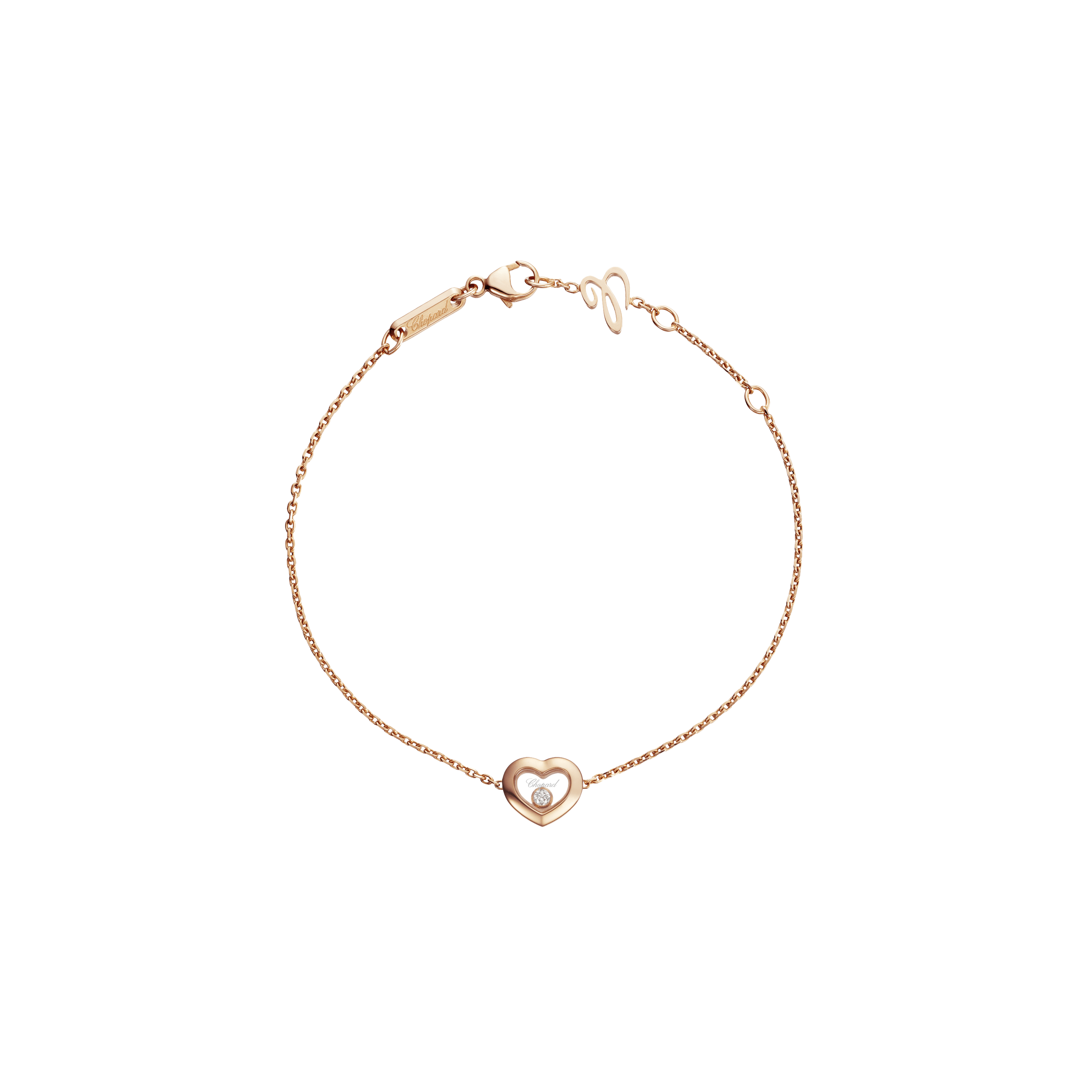 Chopard | CHOPARD - BRACCIALE HAPPY DIAMONDS ICONS IN ORO ROSA ETICO CON DIAMANTE - 85A054-5001 - 85A054 (1)