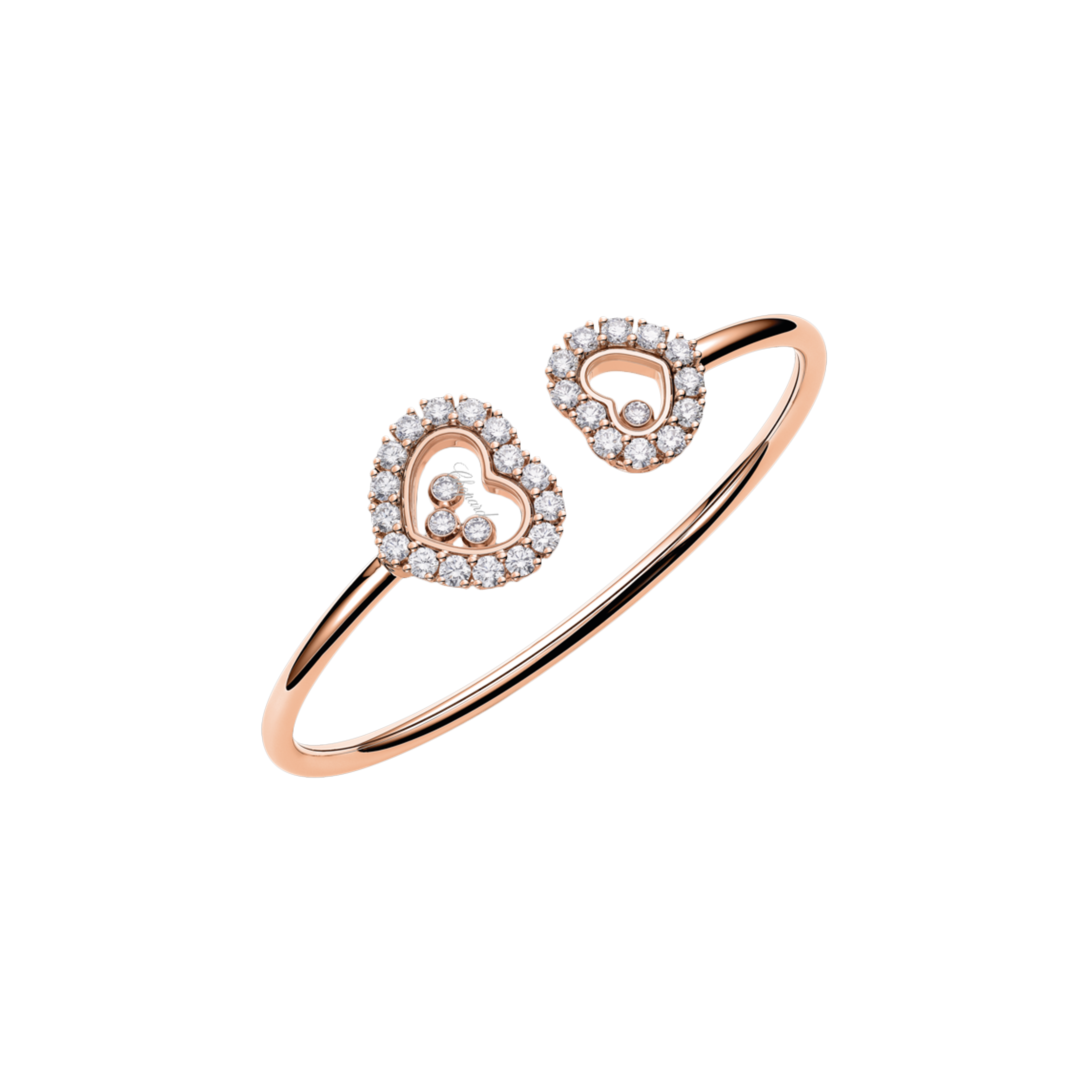 Chopard | CHOPARD - BRACCIALE HAPPY DIAMONDS IN ORO ROSA - 85A615-5001 - 85A615 (1)