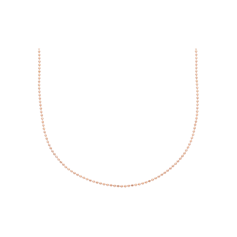 Bartorelli Italian Jewels | CATENA PALLINI IN ORO ROSA - MPA100RR45 (1)