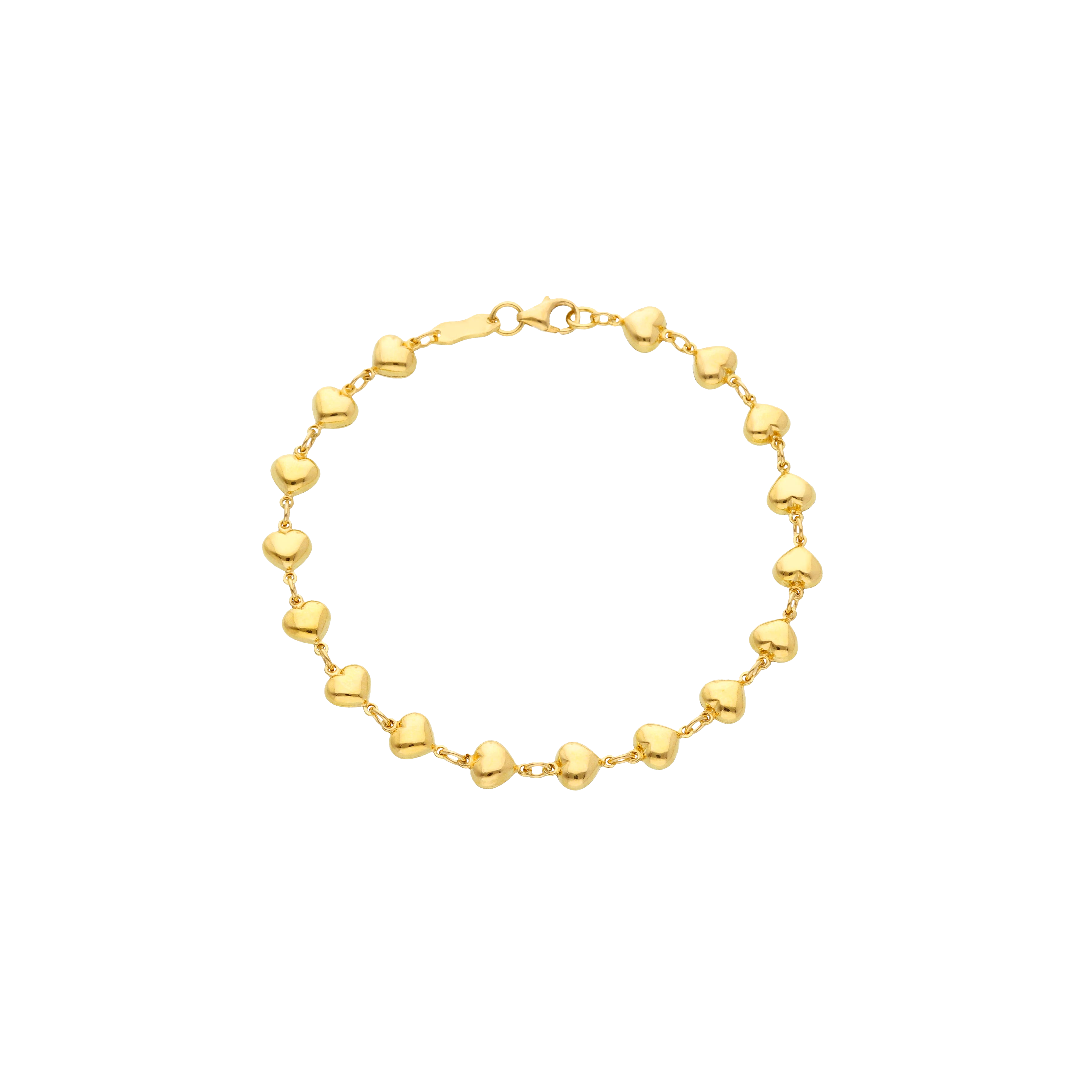 Bartorelli Italian Jewels | BRACCIALE CUORI IN ORO GIALLO - 164527 (1)
