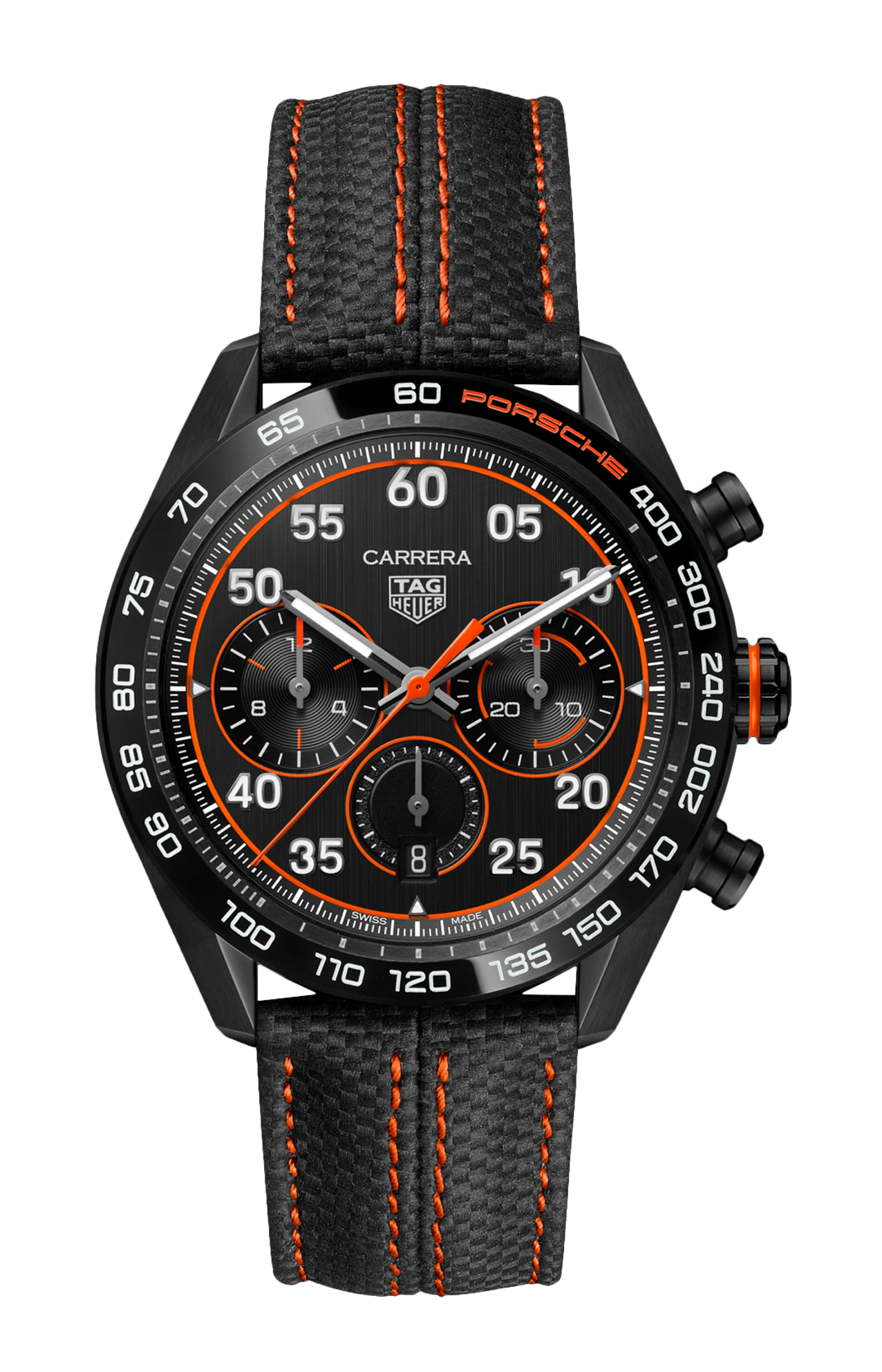 Tag Heuer | TAG HEUER CARRERA CHRONOGRAPH X PORSCHE ORANGE RACING - CBN2A1M.FC6526 (1)