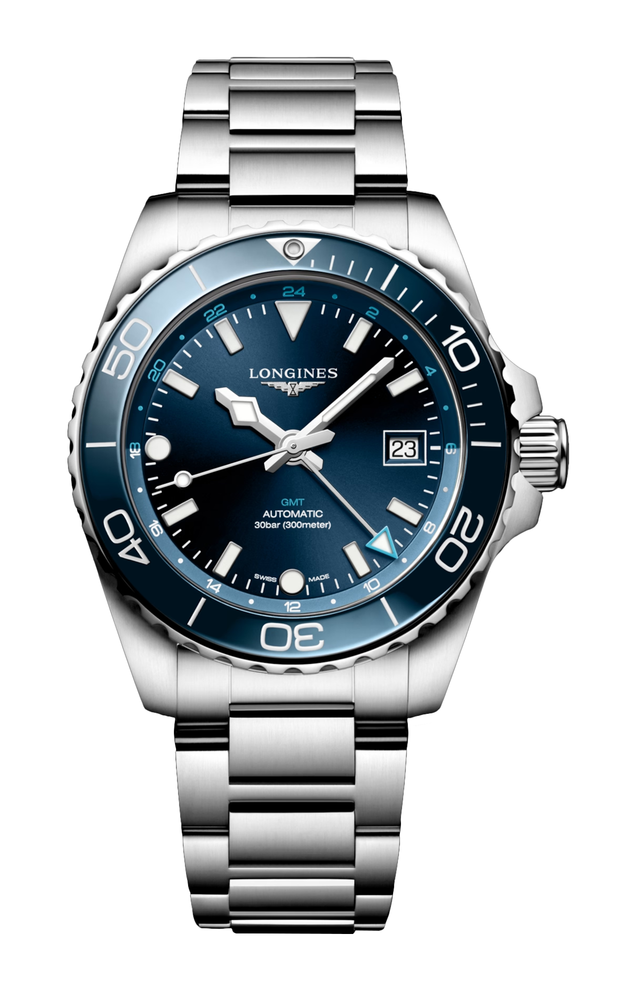 Longines | HYDROCONQUEST GMT 41 MM - L3.790.4.96.6 (1)