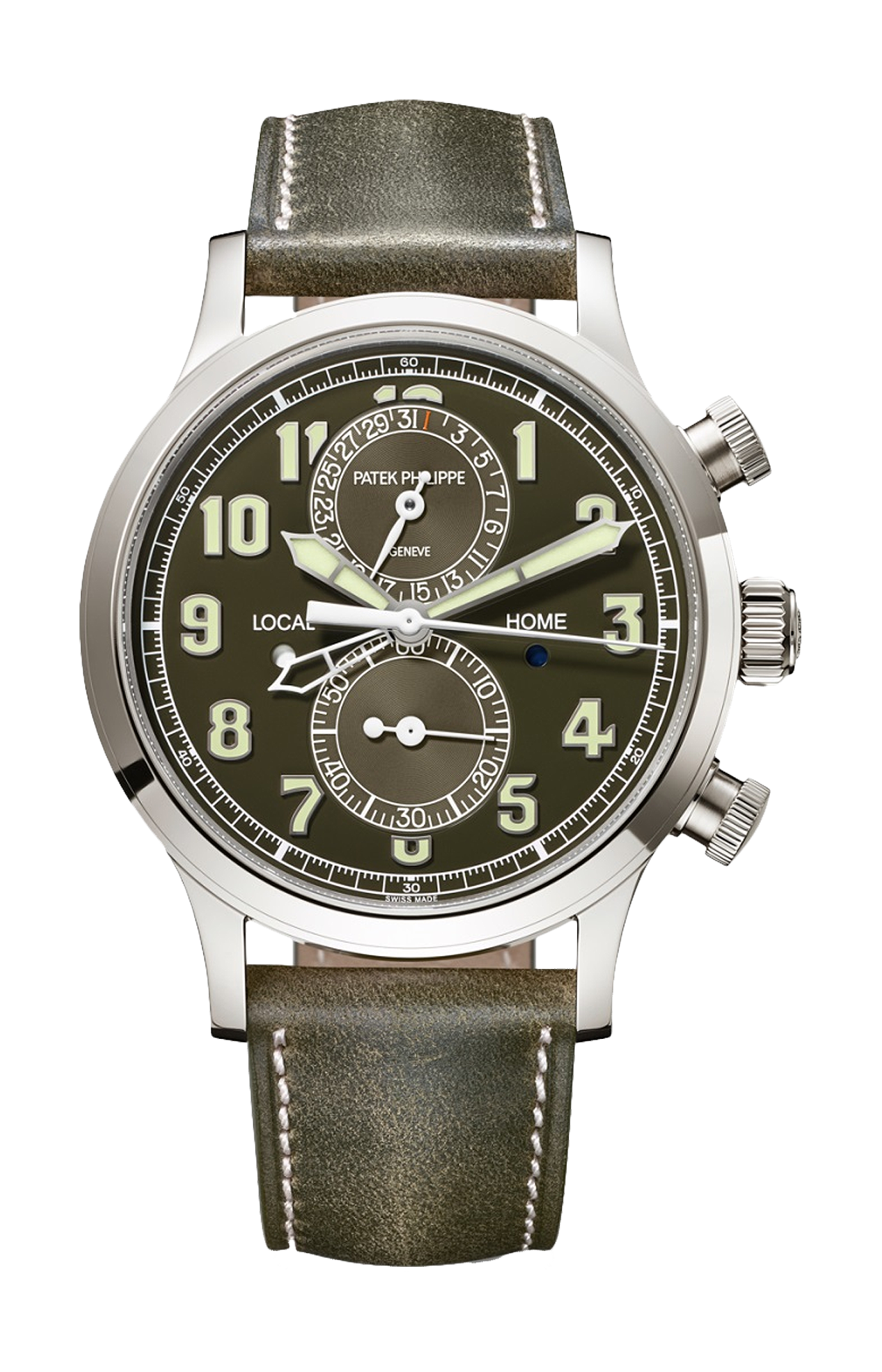 Patek Philippe | COMPLICAZIONI CALATRAVA PILOT TRAVEL TIME CRONOGRAFO, CARICA AUTOMATICA - 5924G-010 (1)