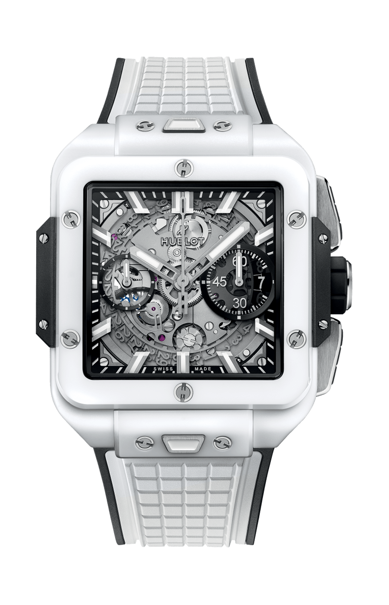 Hublot | SQUARE BANG UNICO WHITE CERAMIC 42 MM - 821.HX.0170.RX (1)