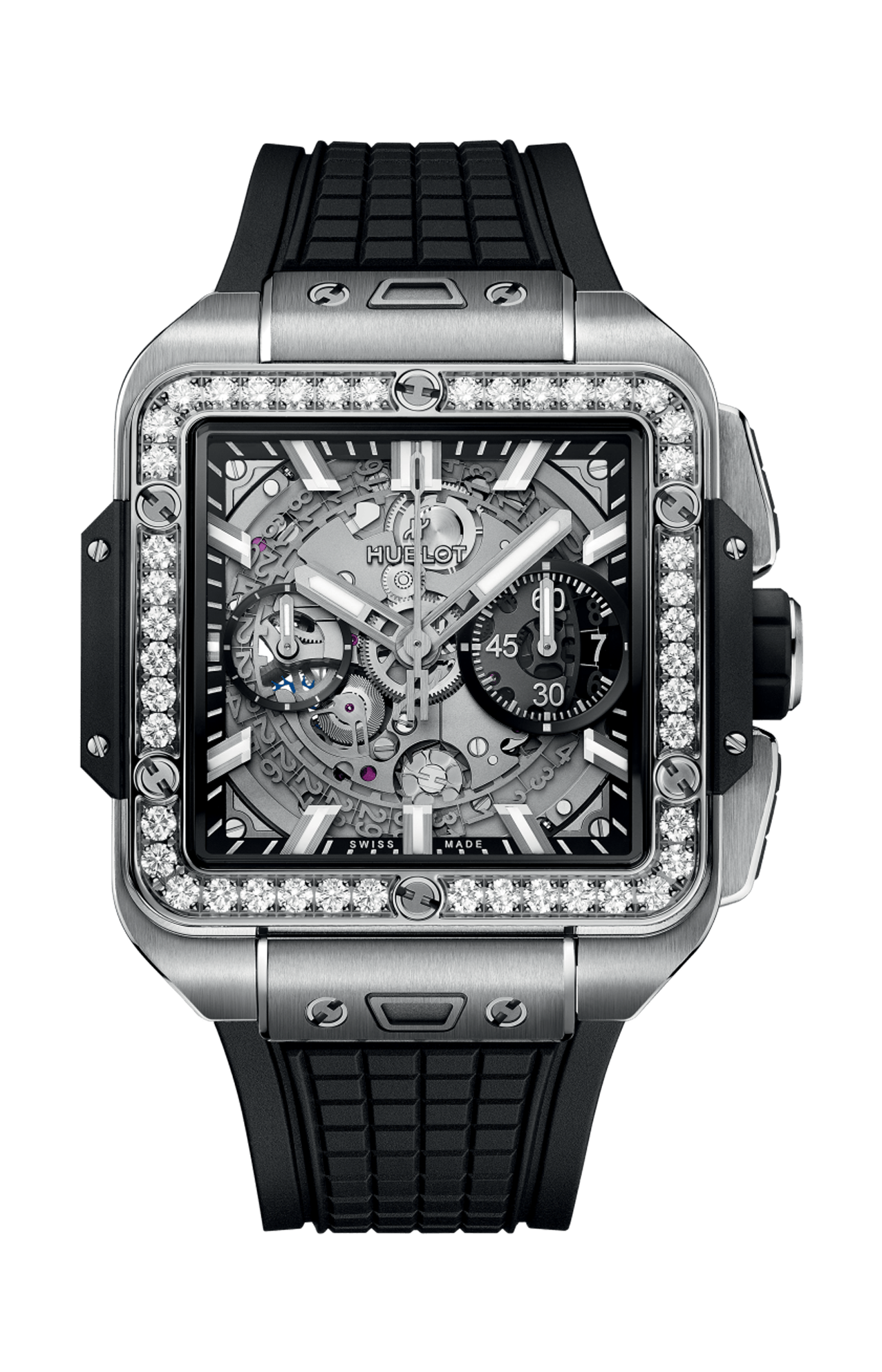 Hublot | SQUARE BANG UNICO TITANIUM DIAMONDS 42 MM - 821.NX.0170.RX.1204 (1)