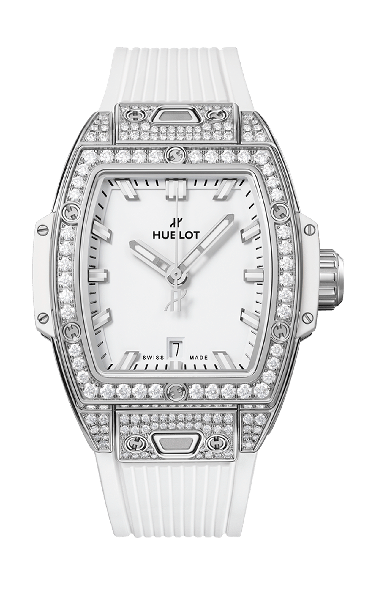 Hublot | SPIRIT OF BIG BANG STEEL WHITE PAV&Eacute; 32 MM - 682.SE.2010.RW.1604 (1)
