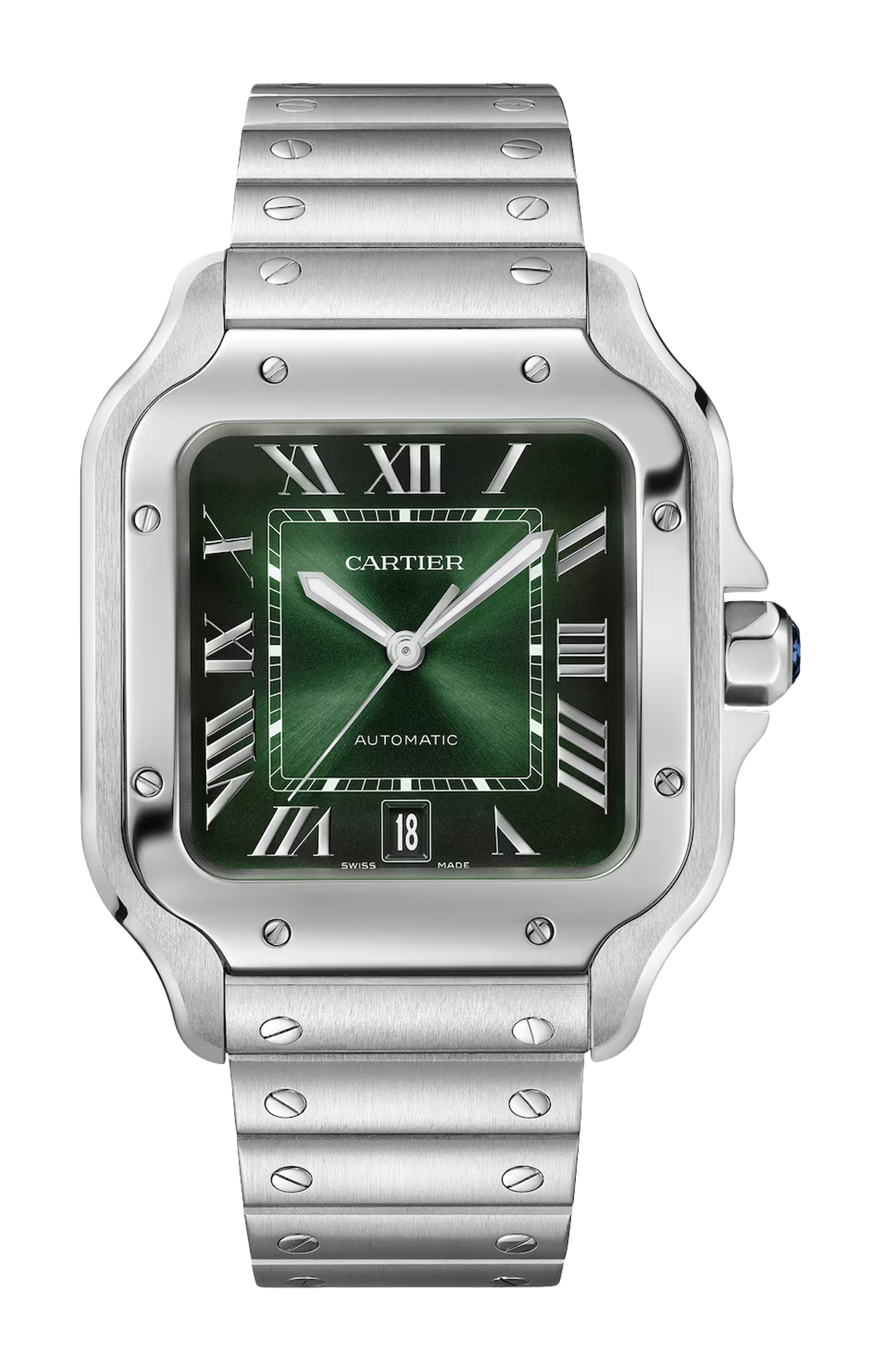 Cartier | SANTOS DE CARTIER, MODELLO GRANDE, ACCIAIO, AUTOMATICO - WSSA0062 (1)