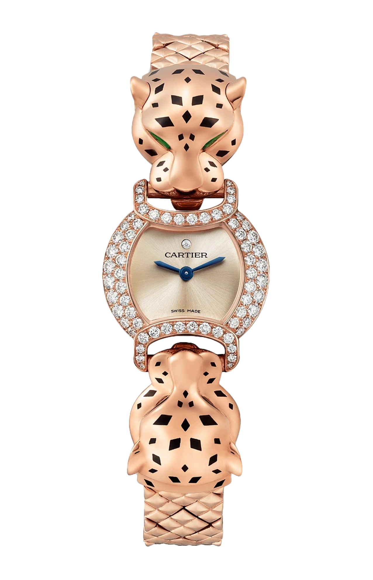 Cartier | LA PANTH&Egrave;RE DE CARTIER, ORO ROSA, DIAMANTI, TSAVORITE, QUARZO - HPI01732 (1)