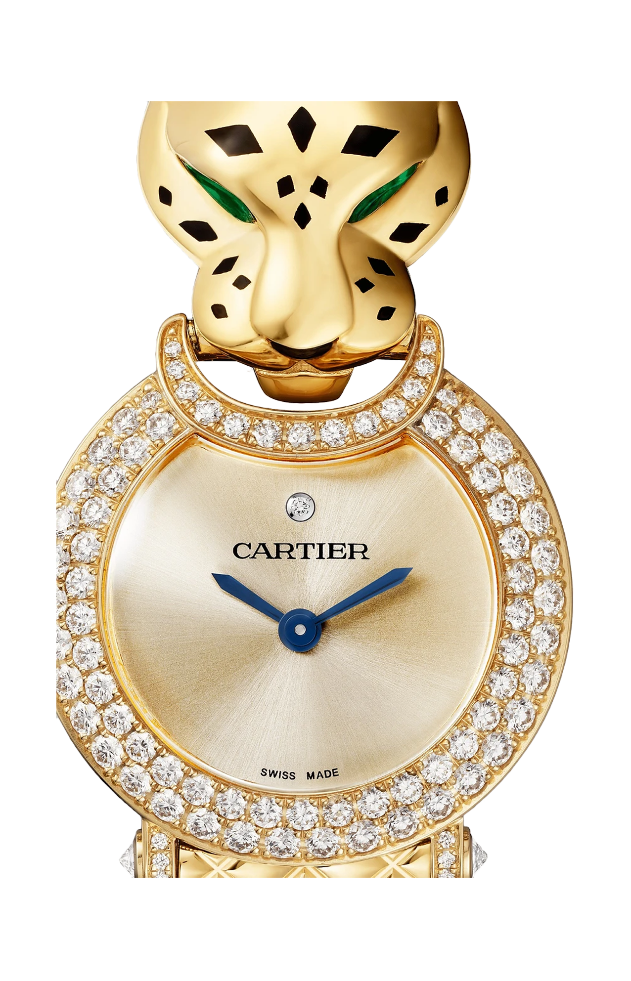 Cartier | LA PANTH&Egrave;RE DE CARTIER, ORO GIALLO, DIAMANTI, TSAVORITE, QUARZO - HPI01727 (2)