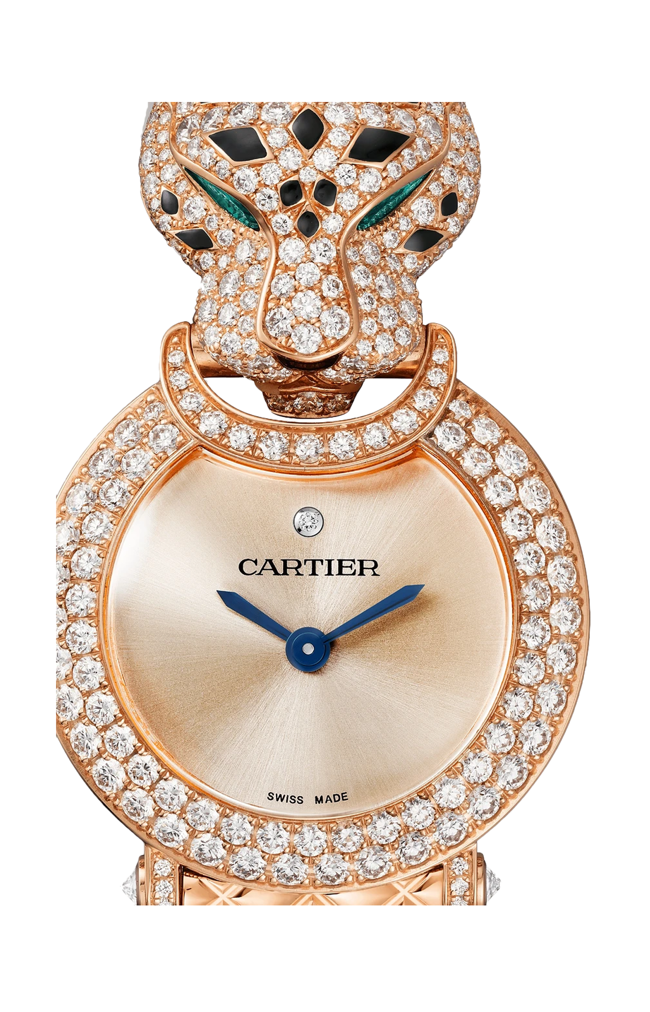 Cartier | LA PANTH&Egrave;RE DE CARTIER, ORO ROSA, DIAMANTI, SMERALDO, QUARZO - HPI01730 (2)