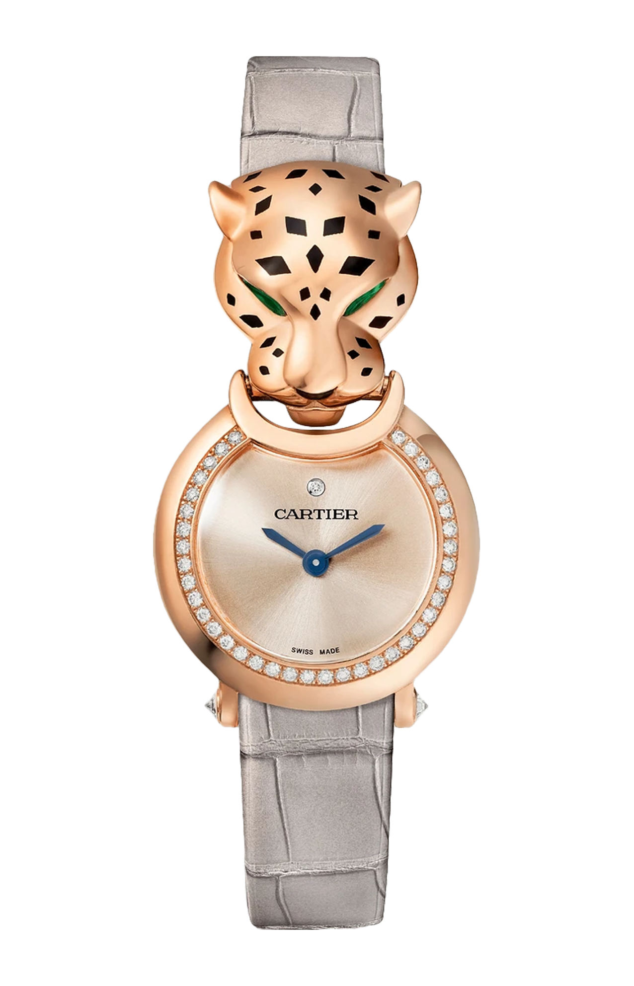 Cartier | LA PANTH&Egrave;RE DE CARTIER, ORO ROSA, DIAMANTI, TSAVORITE, QUARZO - HPI01379 (1)