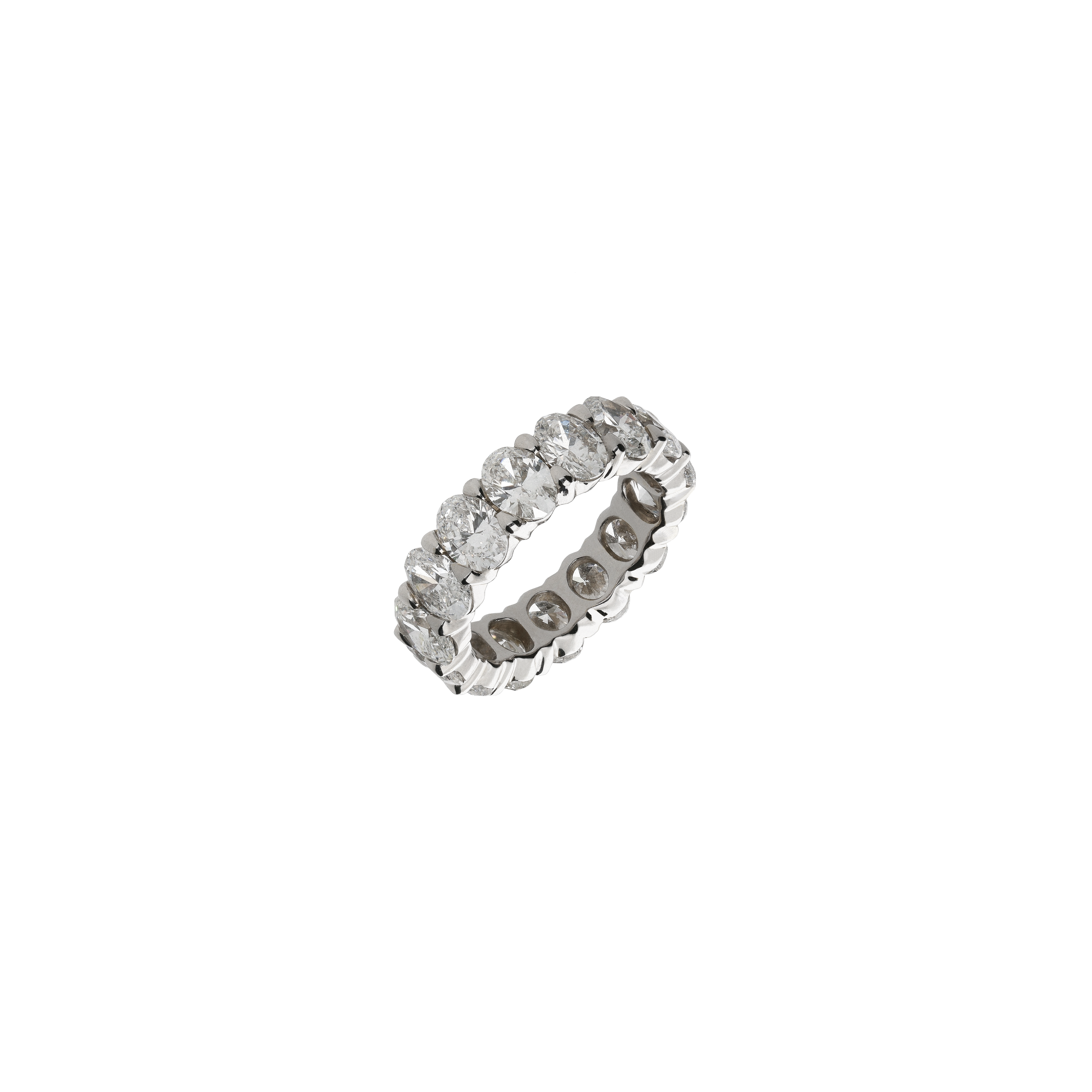 Bartorelli Italian Jewels | ANELLO VERETTA IN ORO BIANCO E DIAMANTI - F.388D (1)