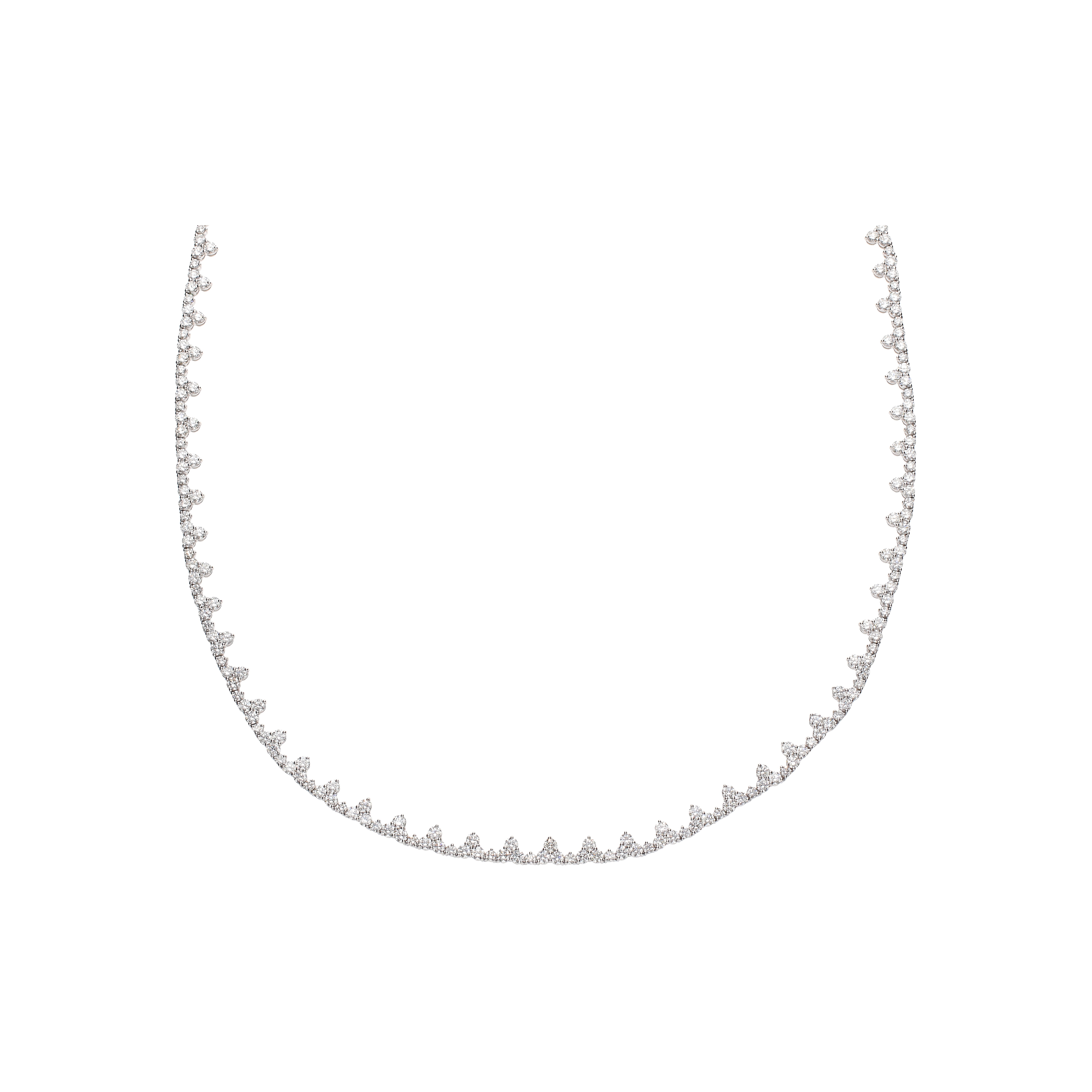 Bartorelli Italian Jewels | GIROCOLLO TENNIS IN ORO BIANCO E DIAMANTI - 1GA1480460/1 (1)