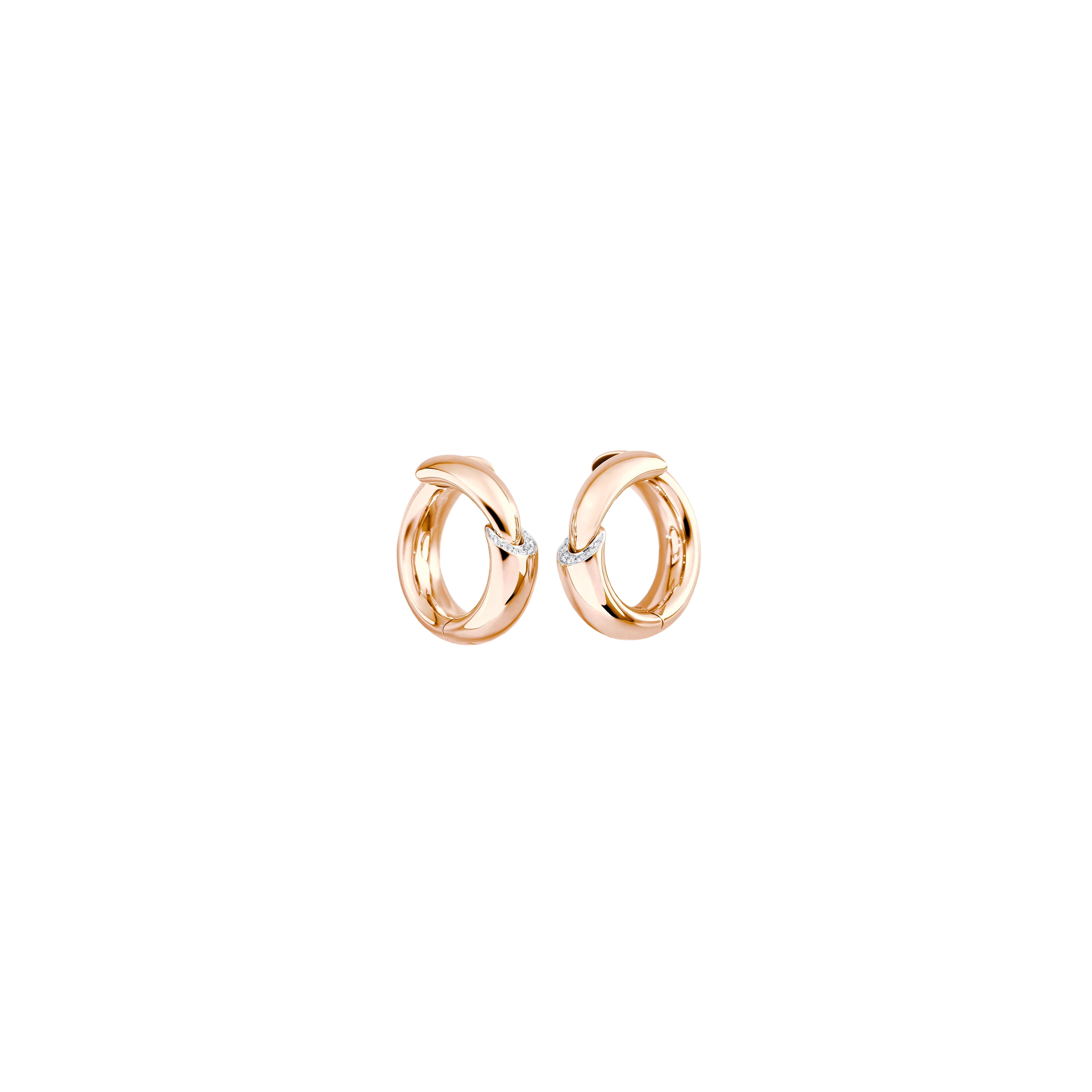 Vhernier | ORECCHINI CALLA THE ONE MIDI IN ORO ROSA E DIAMANTI - 0G1800B0310 (1)