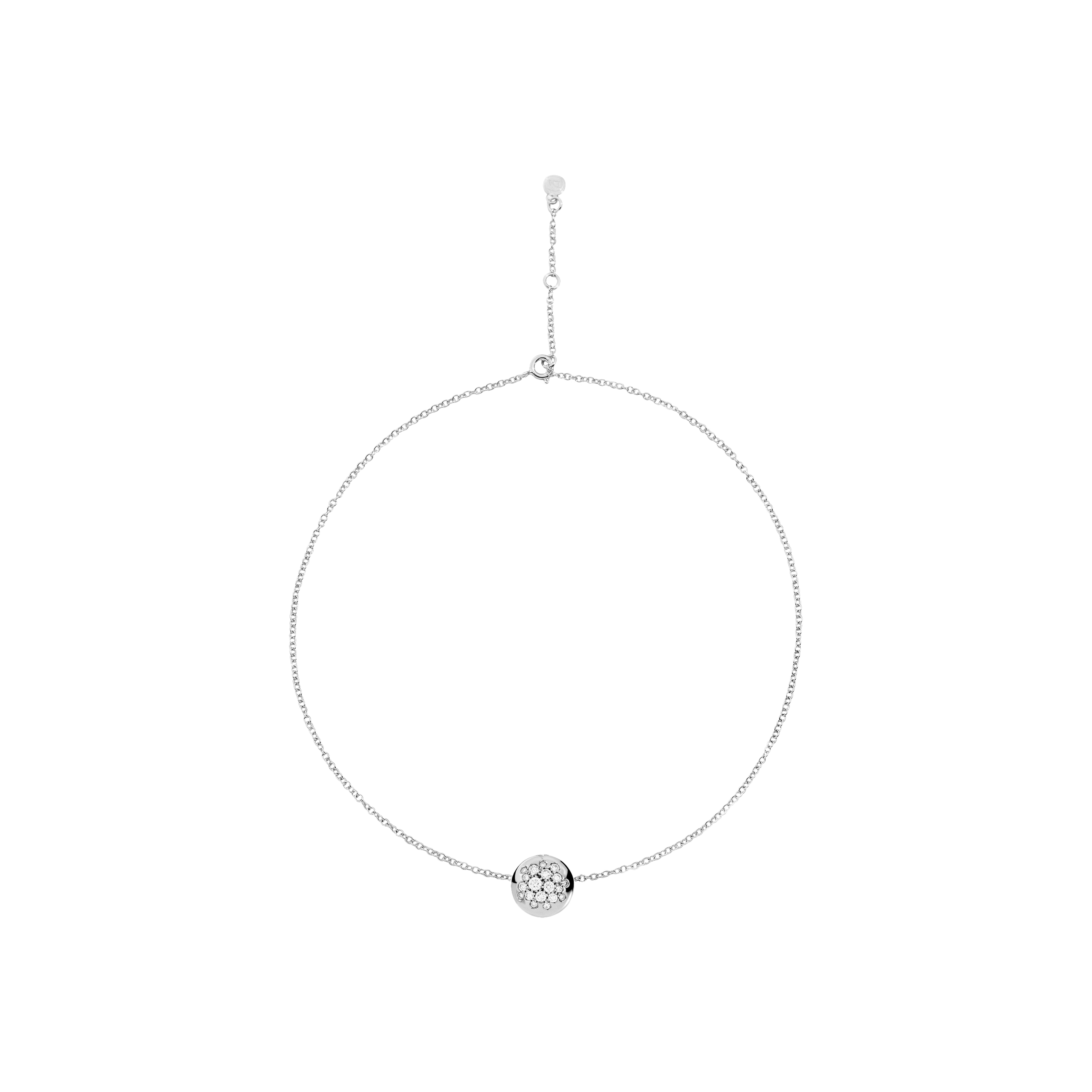 Dada Arrigoni | COLLANA GLAMOUR IN ORO BIANCO E PAV&Eacute; DI DIAMANTI - DGL01CABBDI - DGL01CABBDI (1)