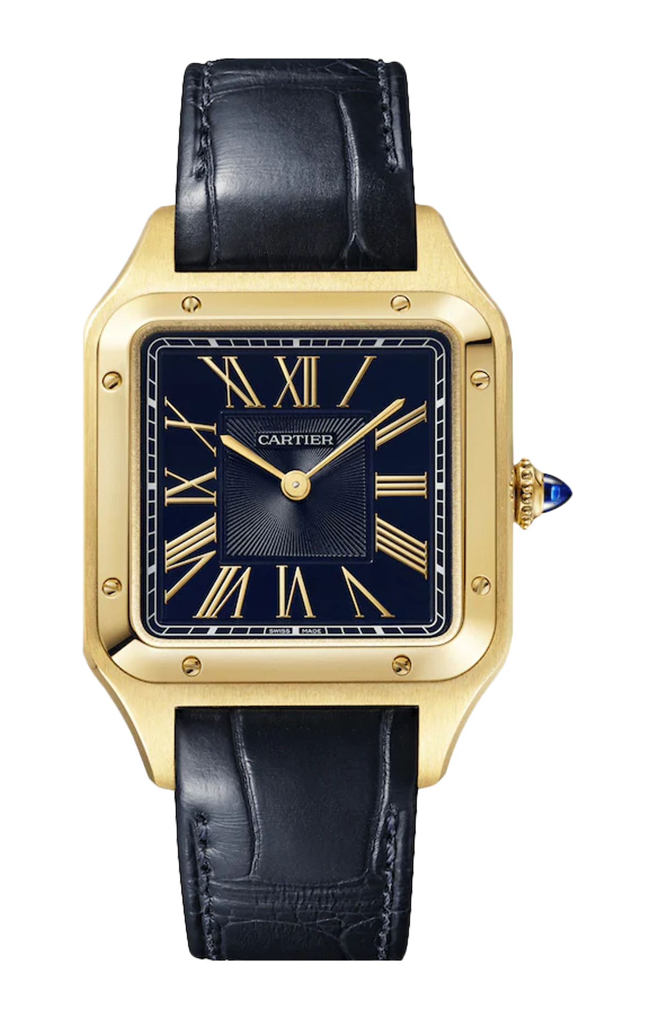 Cartier | SANTOS-DUMONT, MODELLO GRANDE, ORO GIALLO, QUARZO - WGSA0115 (1)