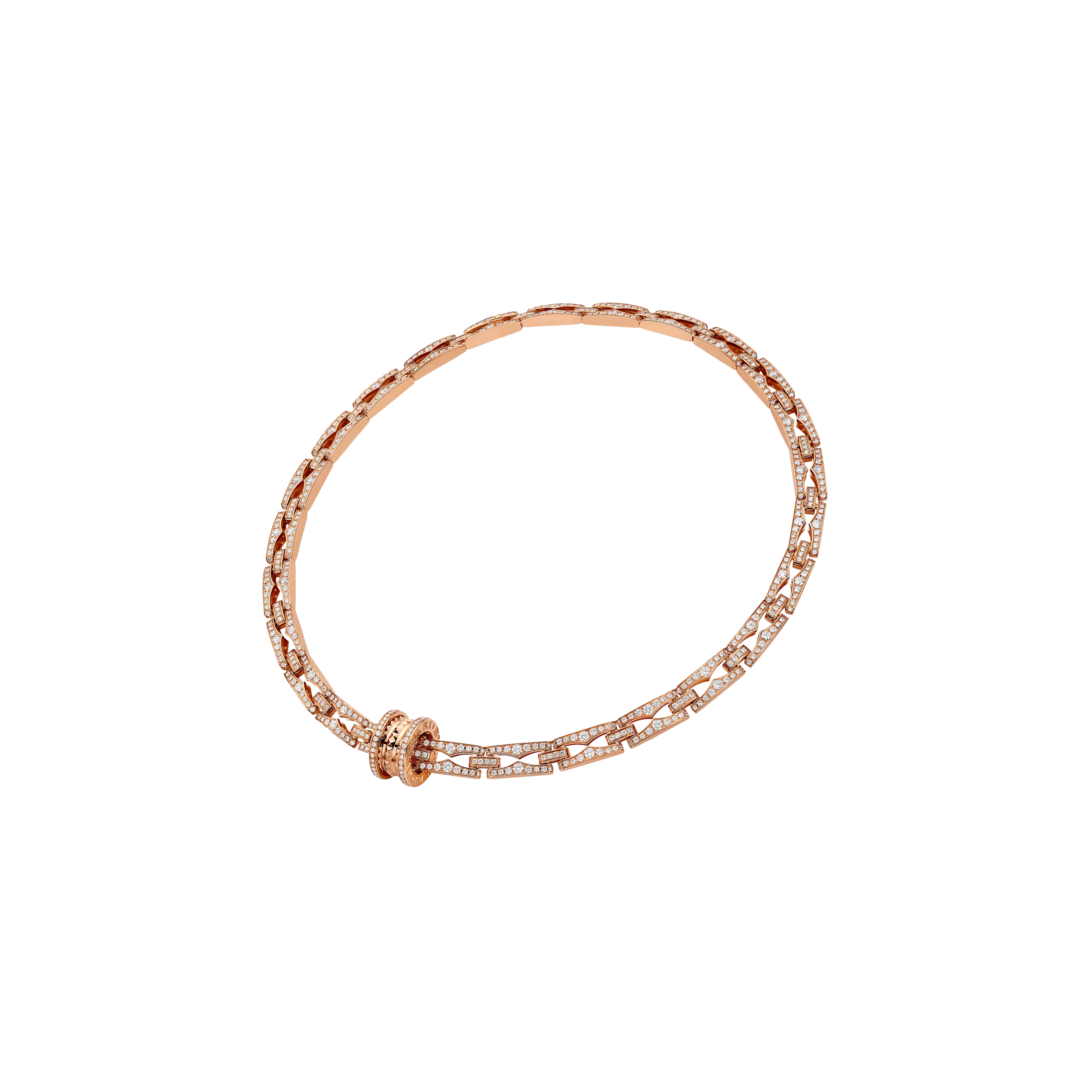 Bulgari | COLLANA B.ZERO1 IN ORO ROSA E DIAMANTI - 360212 - 360212 (1)