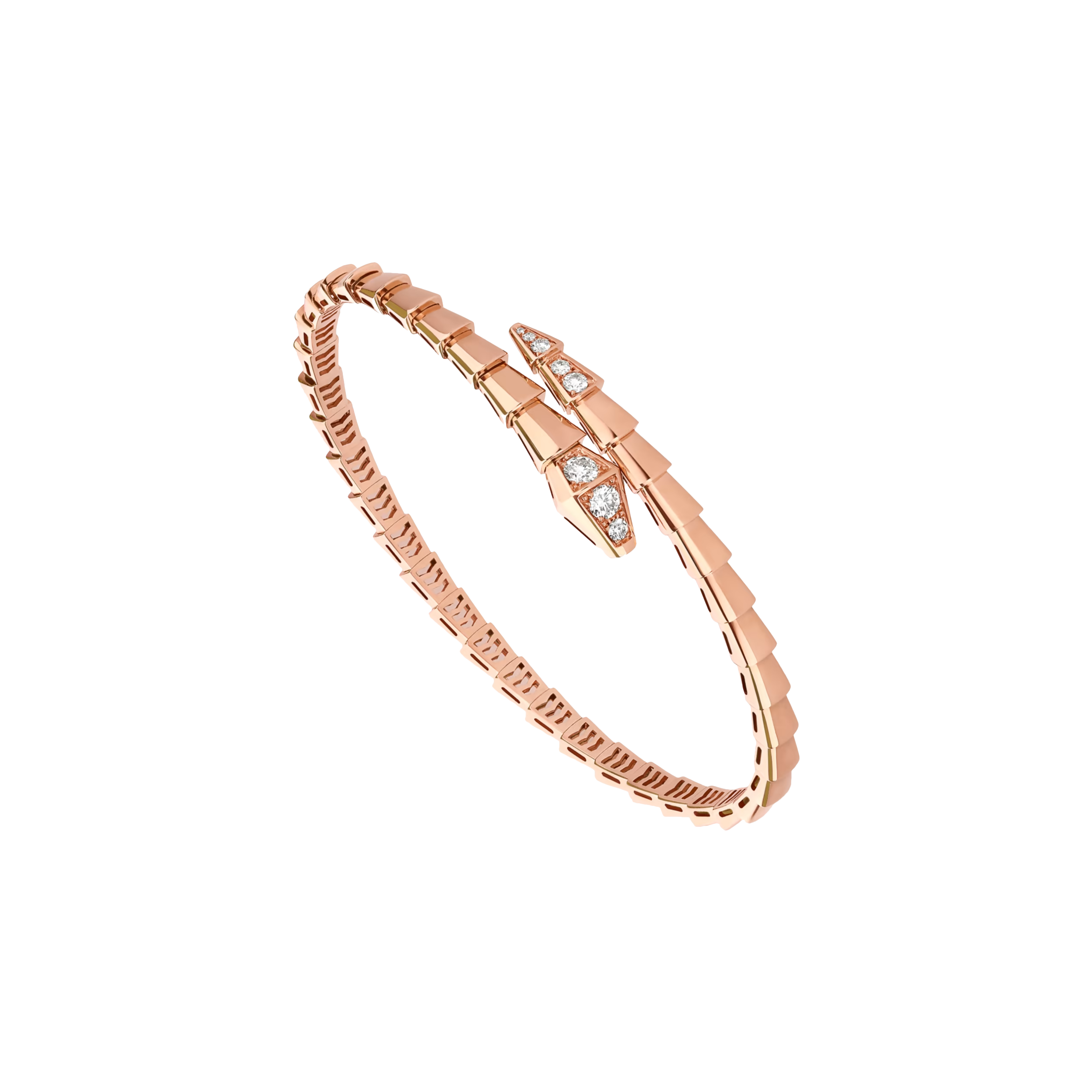 Bulgari | BRACCIALE SERPENTI VIPER IN ORO ROSA E DIAMANTI - 360707 - BR860038 (1)