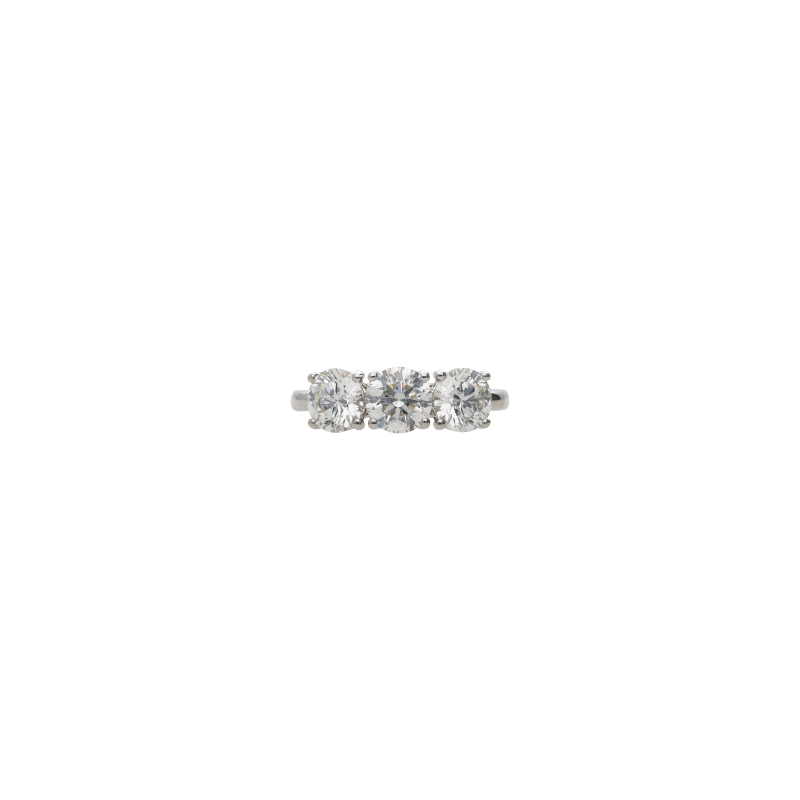 Bartorelli Italian Jewels | ANELLO TRILOGY IN ORO BIANCO CON DIAMANTI CERTIFICATI - 000-4449-372 (2)