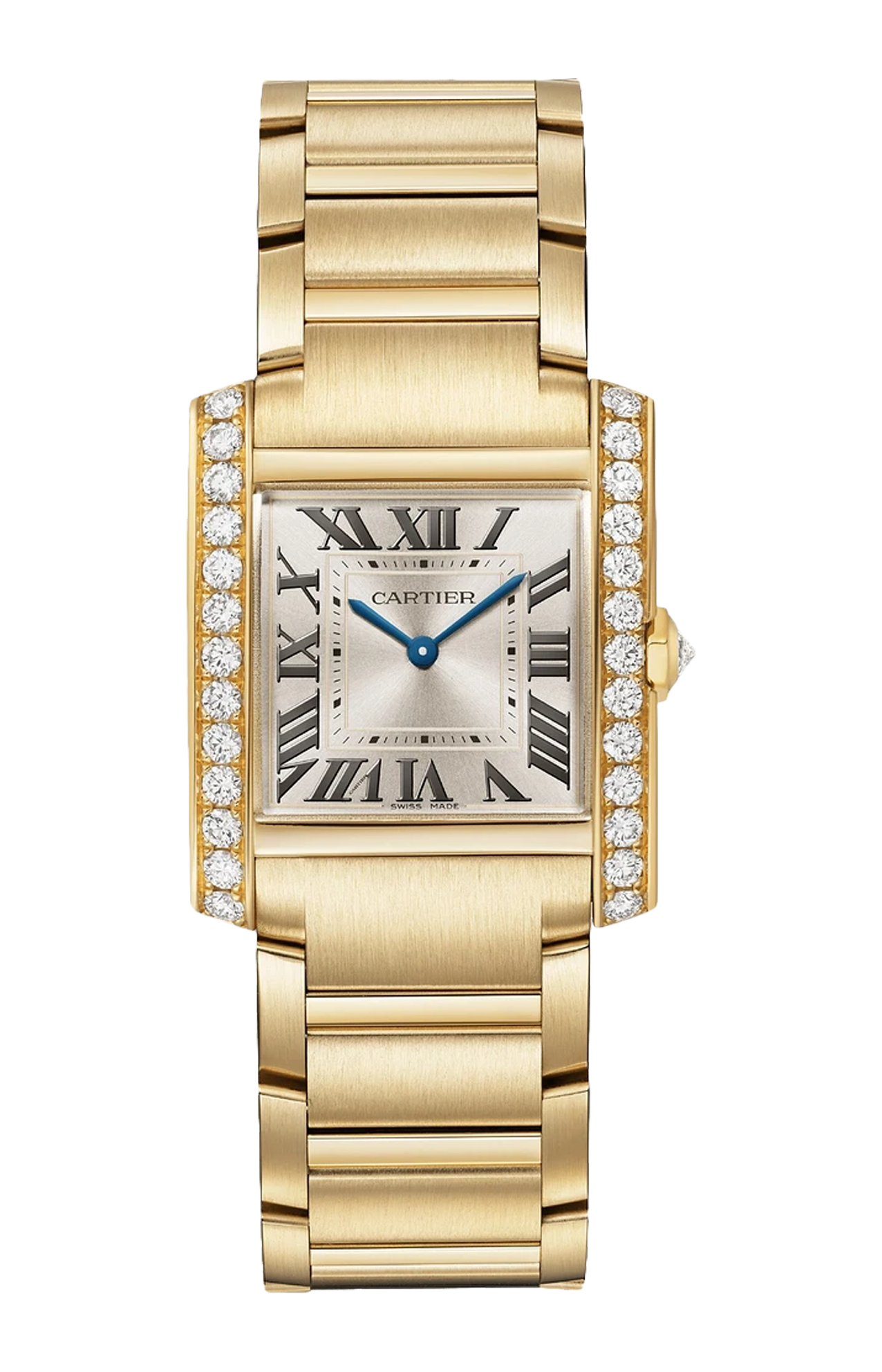 Cartier | TANK FRAN&Ccedil;AISE, MDELLO MEDIO, ORO GIALLO, DIAMANTI, QUARZO - WJTA0061 (1)