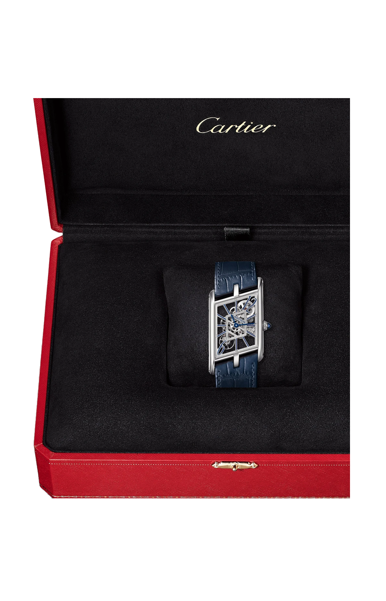 Cartier | TANK ASYM&Eacute;TRIQUE, PLATINO, SCHELETRATO, MANUALE - WHTA0012 (3)