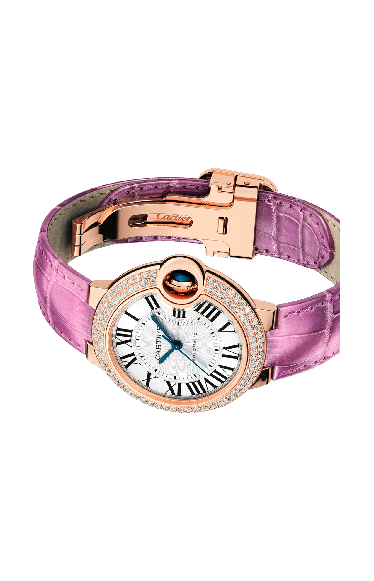 Cartier | BALLON BLEU DE CARTIER 33 MM, AUTOMATICO, ORO ROSA, DIAMANTI - WJBB0051 (3)