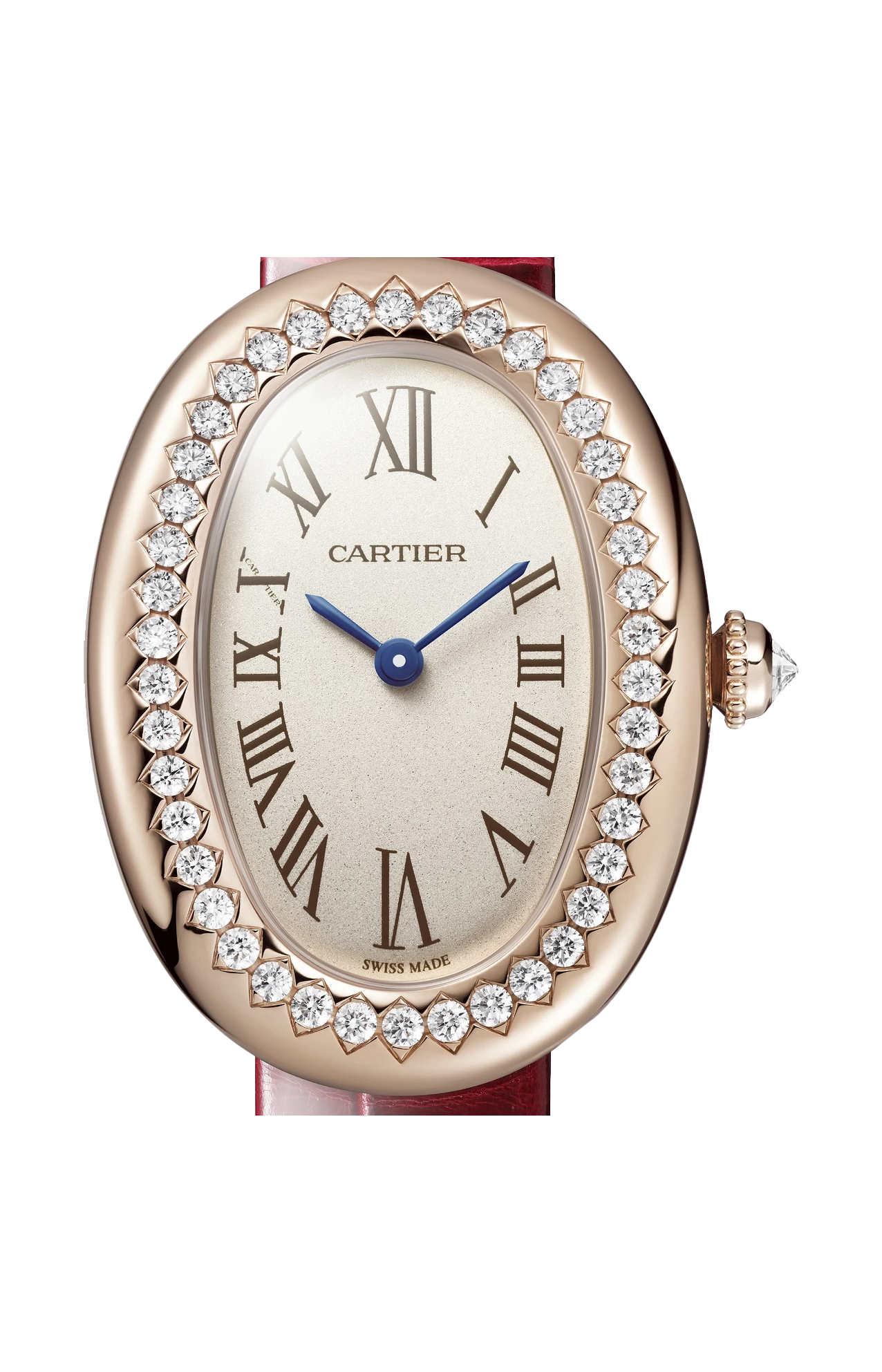Cartier | BAIGNOIRE MODELLO PICCOLO, ORO ROSA, DIAMANTI, QUARZO - WJBA0053 (2)