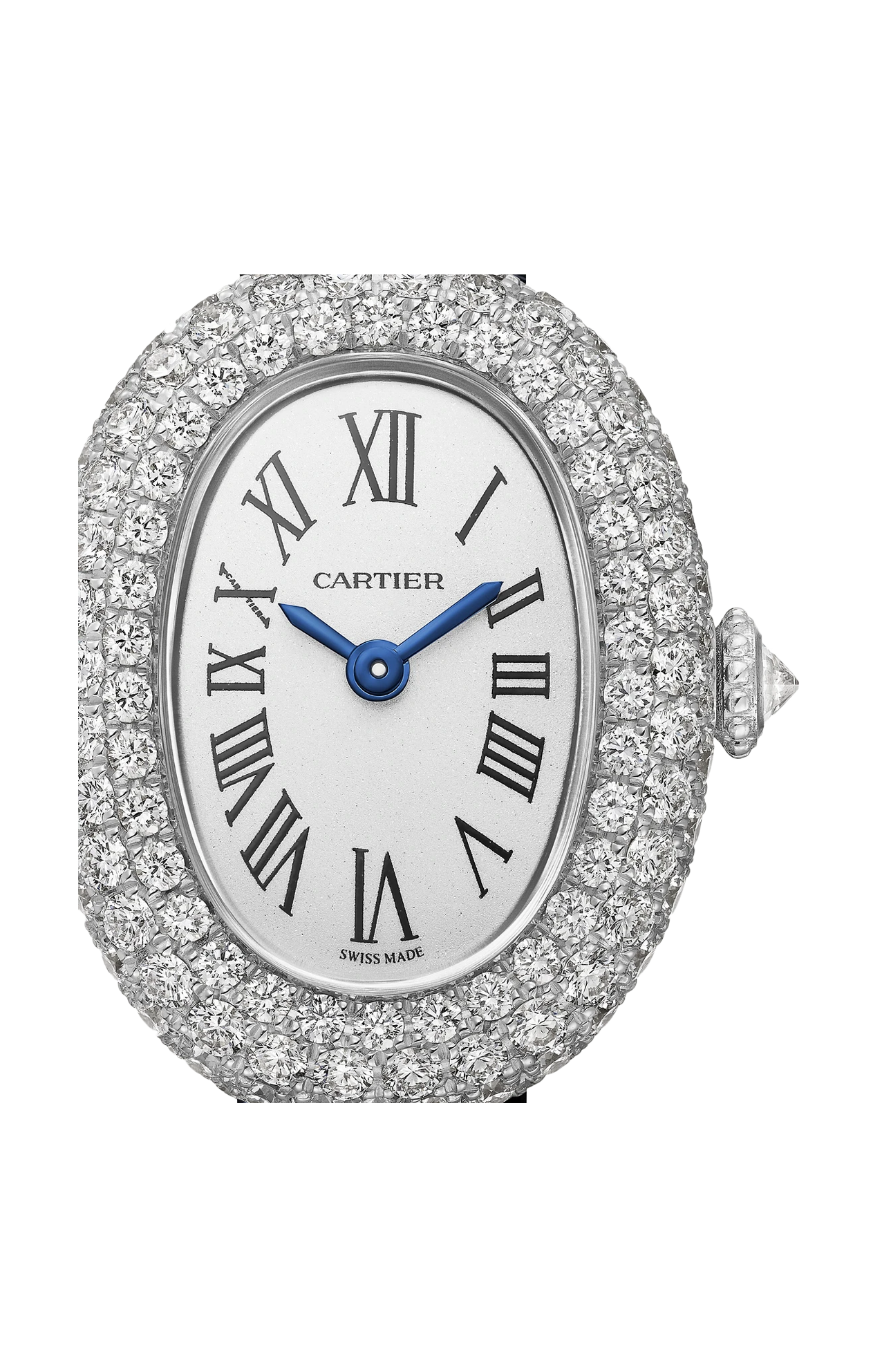 Cartier | BAIGNOIRE MODELLO MINI, ORO BIANCO, DIAMANTI, QUARZO - WJBA0050 (2)