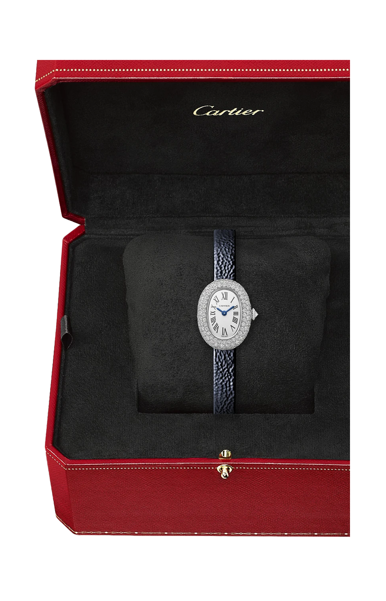 Cartier | BAIGNOIRE MODELLO MINI, ORO BIANCO, DIAMANTI, QUARZO - WJBA0050 (3)